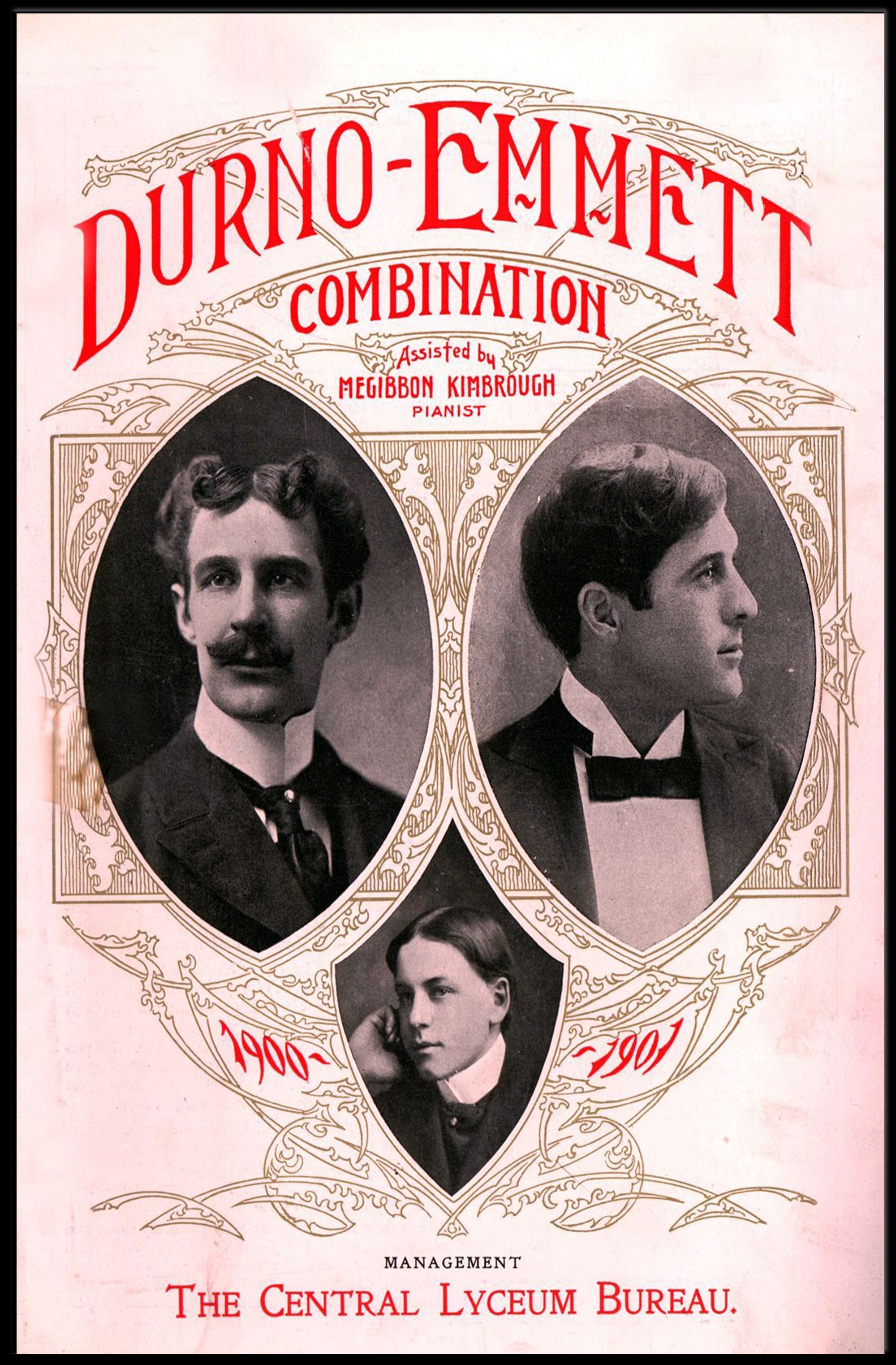 Durno-Emmett Vintage Performer Artistic Show Poster