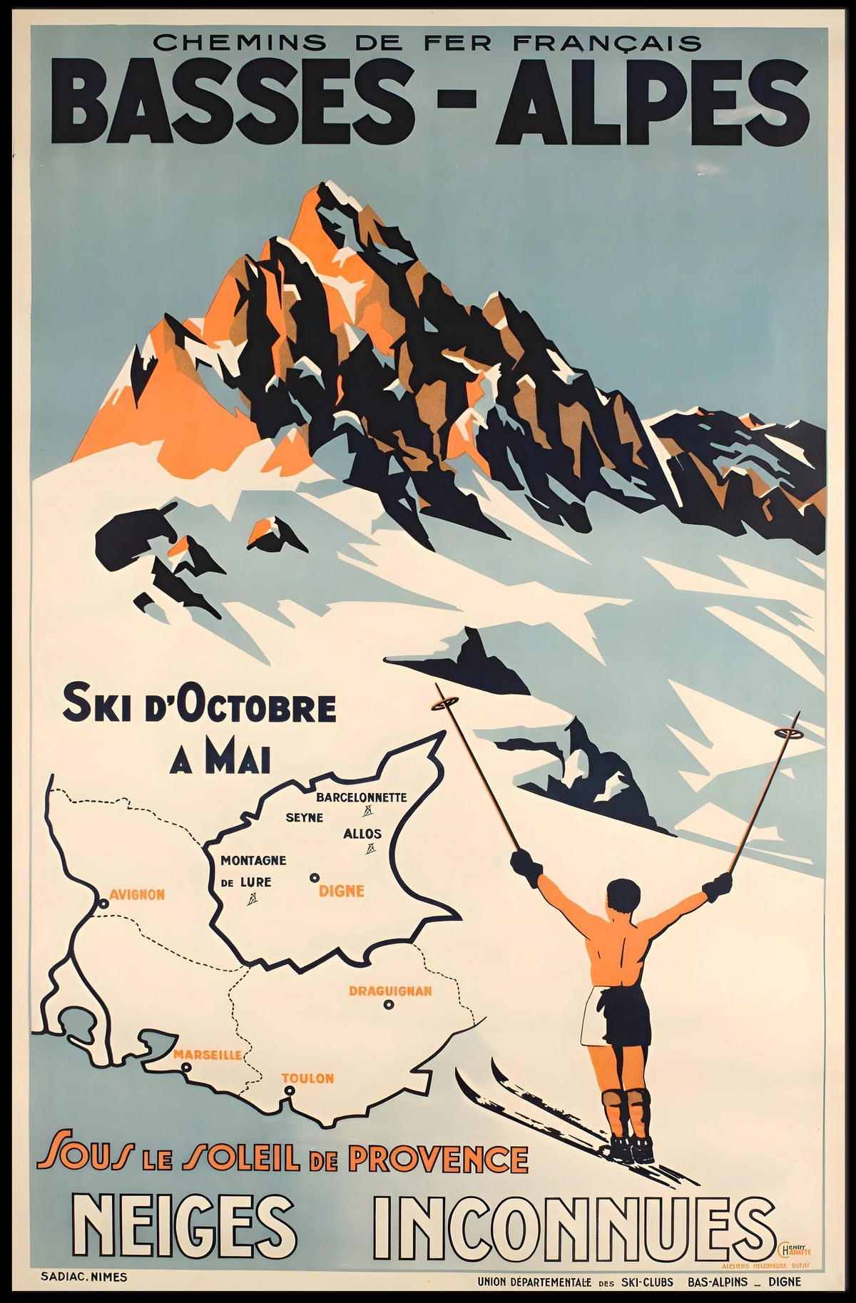 Discover The Basses-Alpes Poster