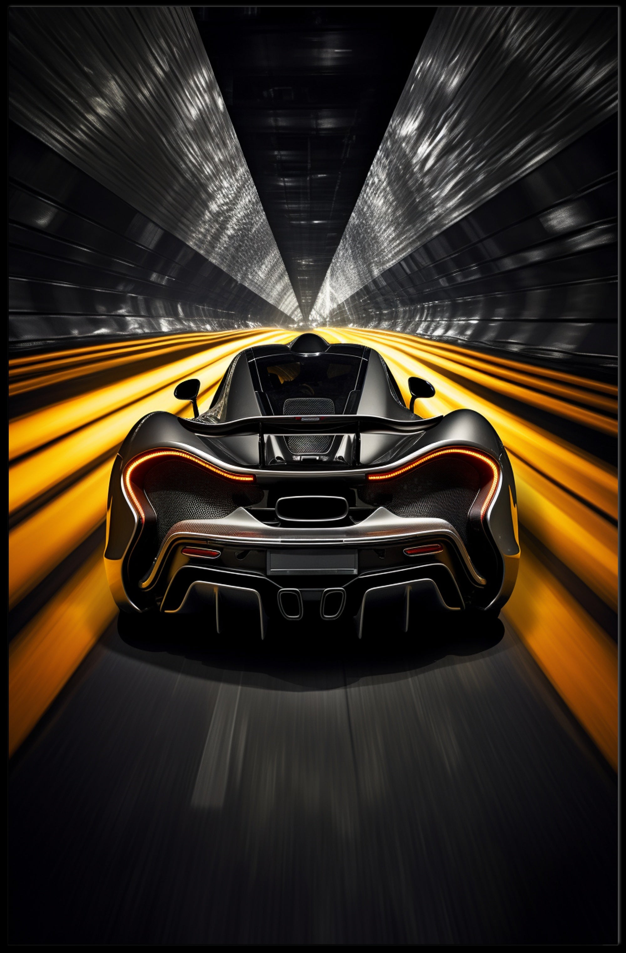 Speed in Motion Poster PosterGoat