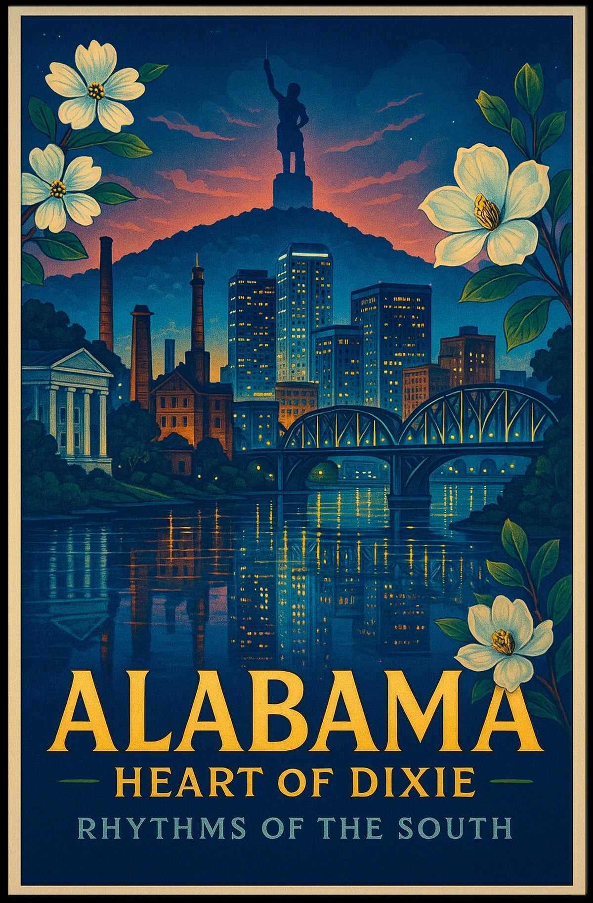 Alabama Heart of Dixie Poster