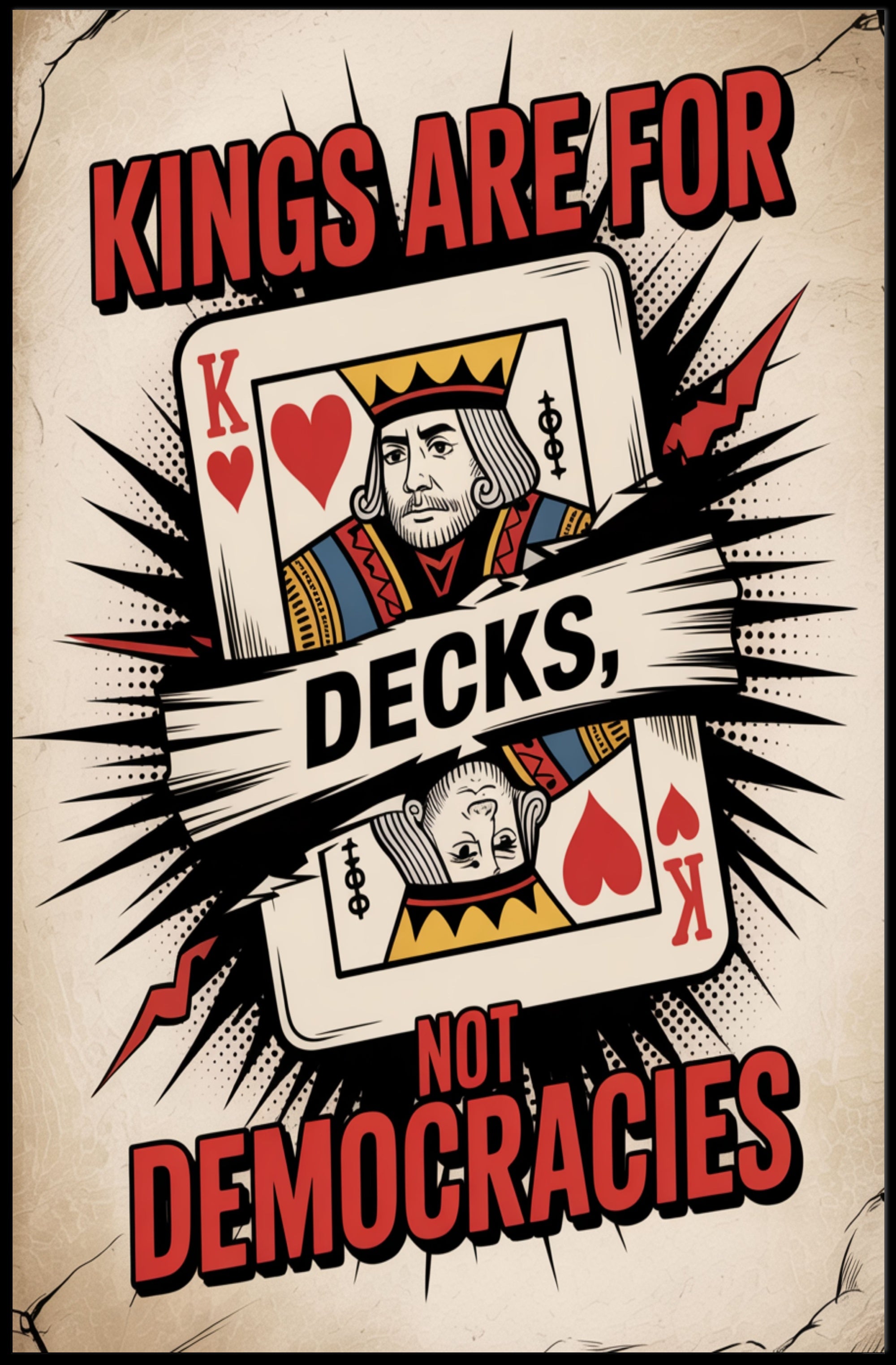 Kings Are for Decks Political or Propaganda Poster