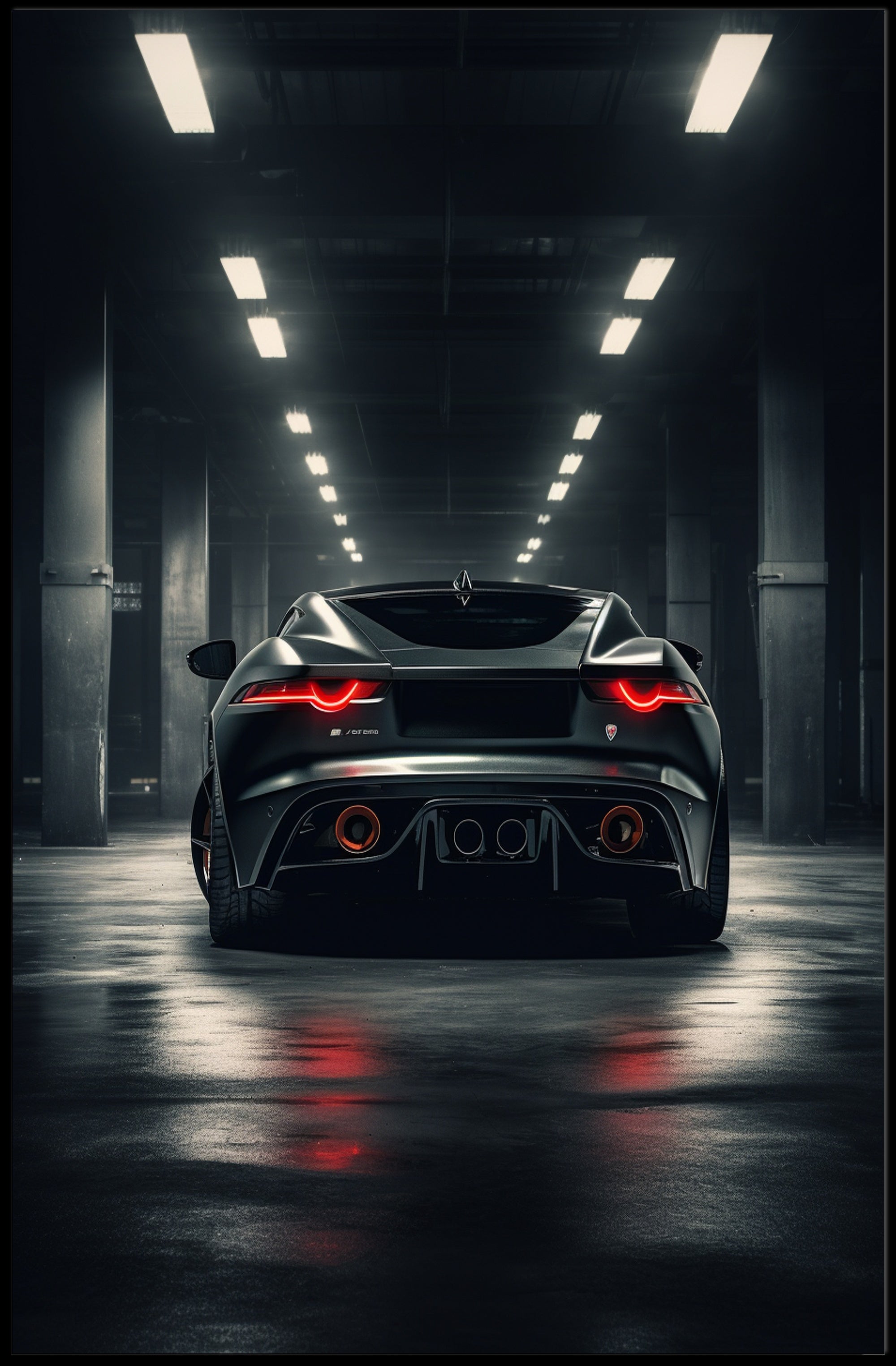 Sleek Power Poster PosterGoat