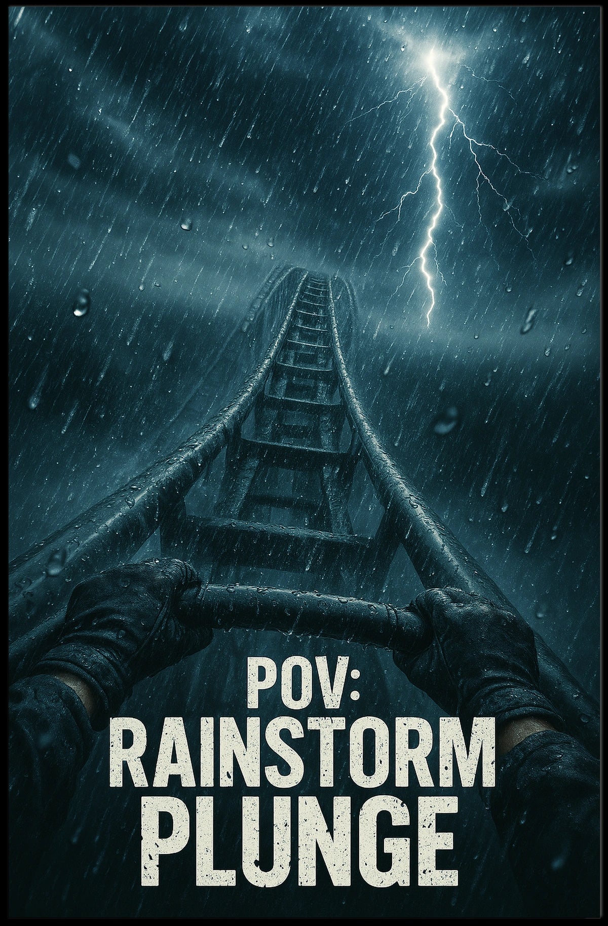Rainstorm Plunge Poster