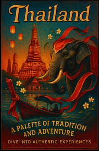 Thailand A Palette Of Tradition And Poster