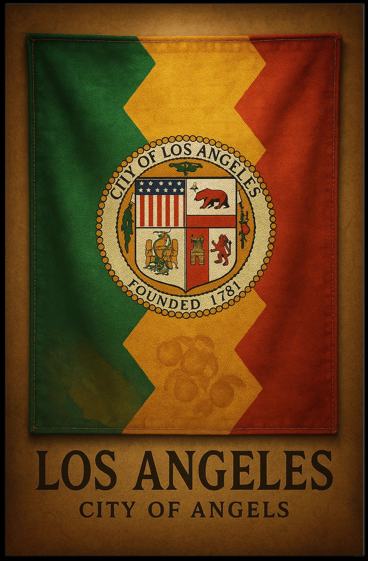 Los Angeles City of Angels Poster