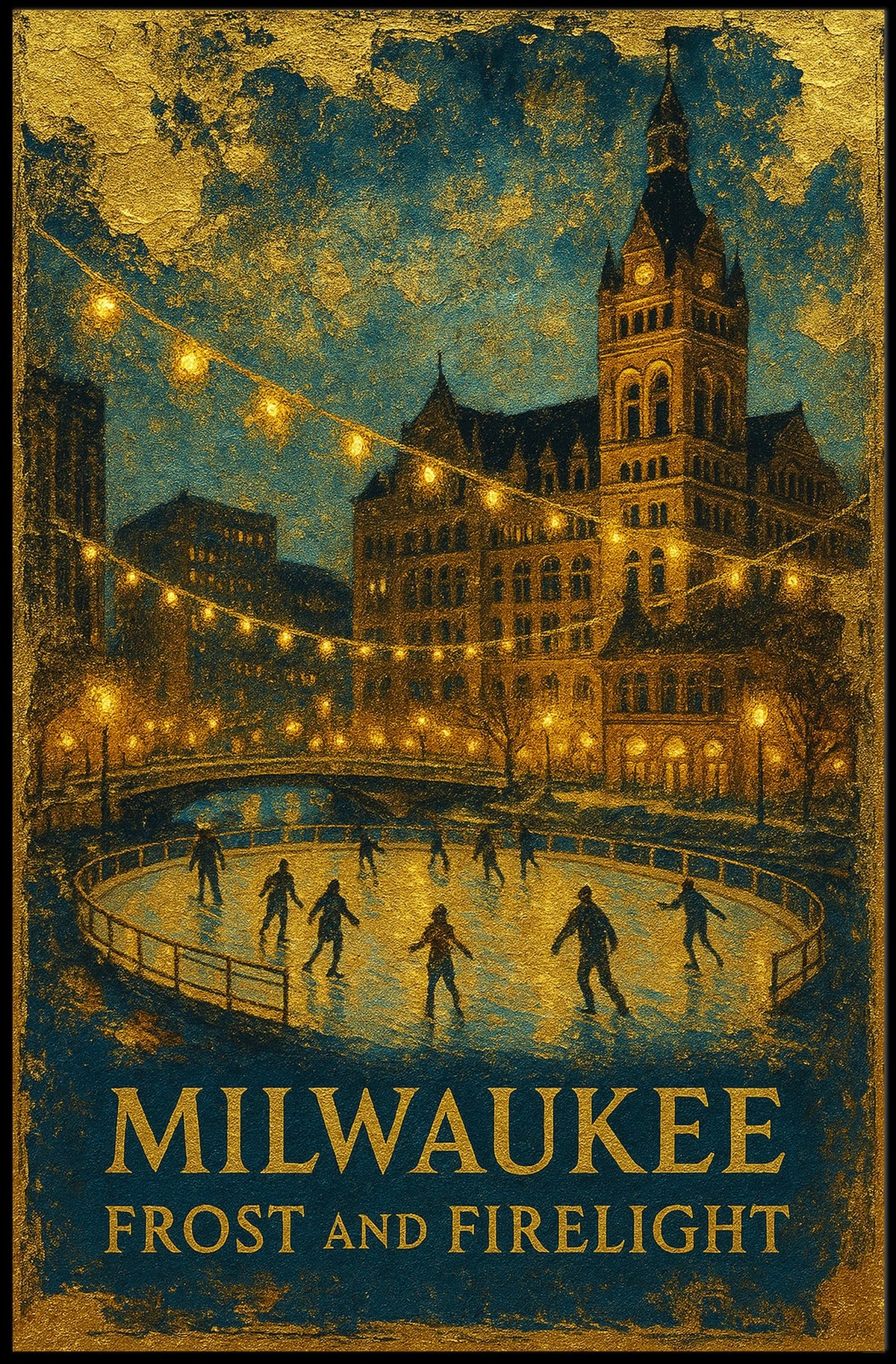 Milwaukee Frost And Firelight Poster
