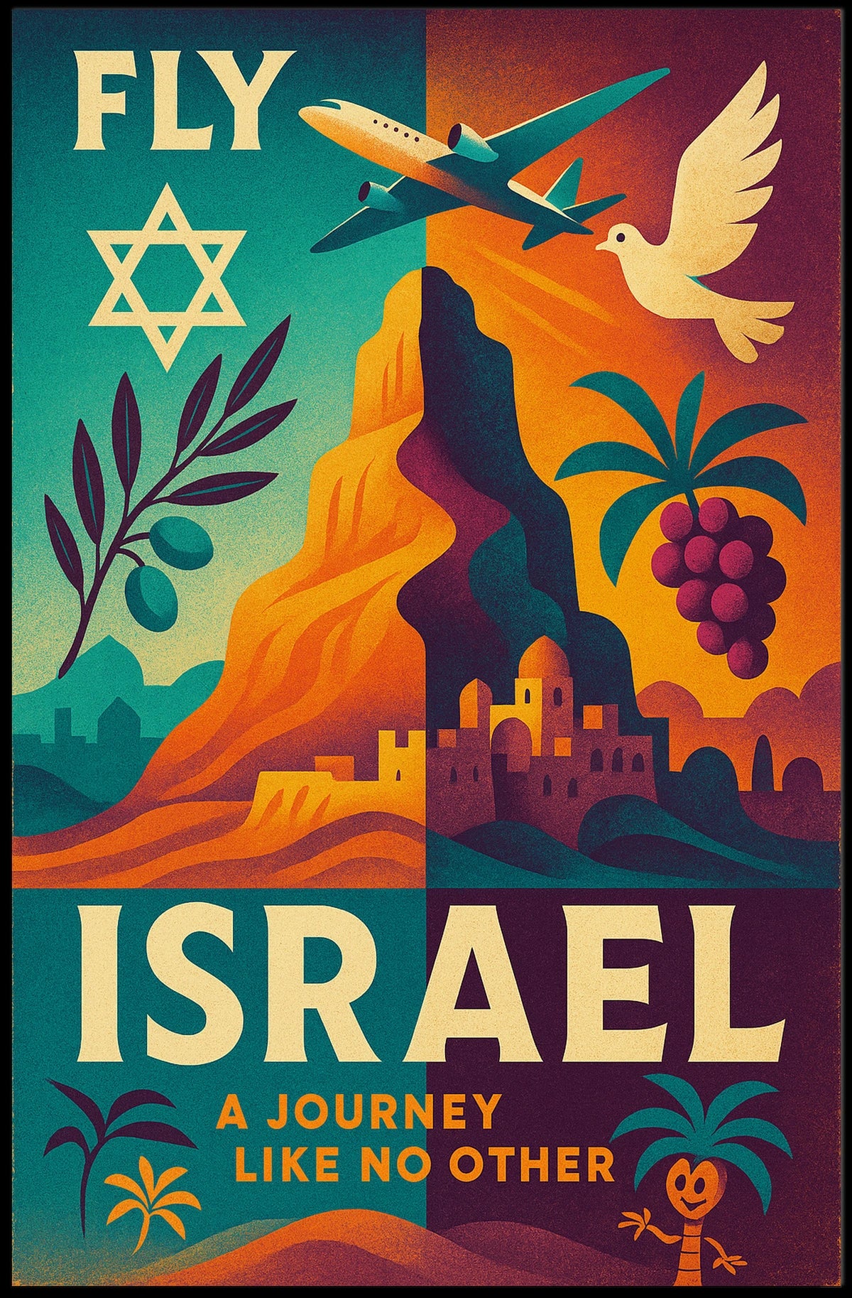 Discover Israel Poster