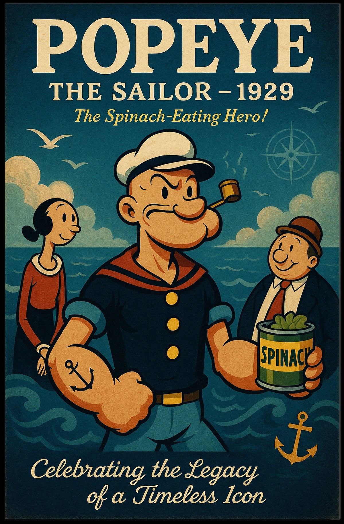 Popeye 1929 Art Poster POP-102