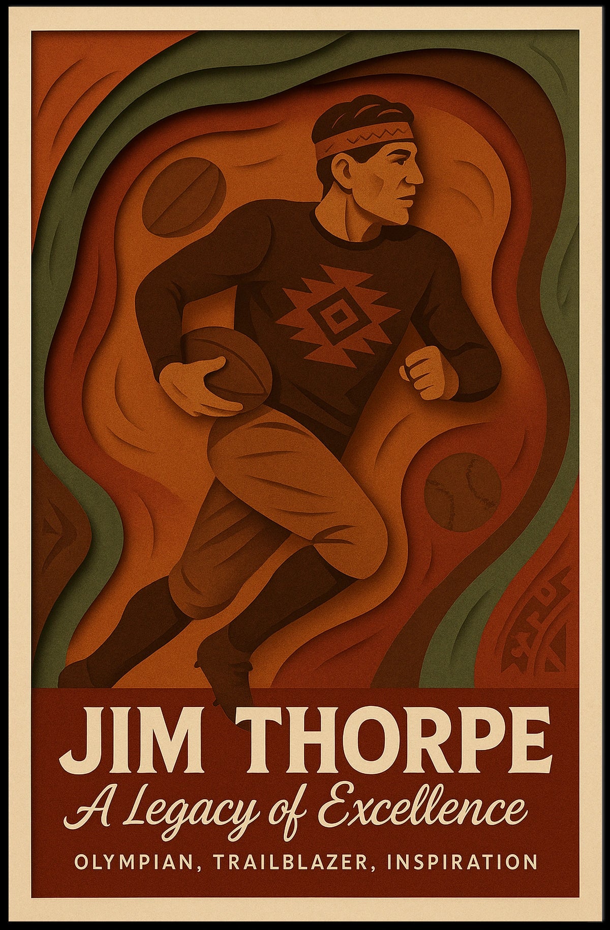 Celebrating Jim Thorpe Poster