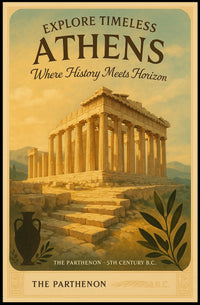 Explore Timeless Athens Poster