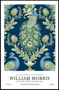 William Morris Cotton Prints Exhibition Poster