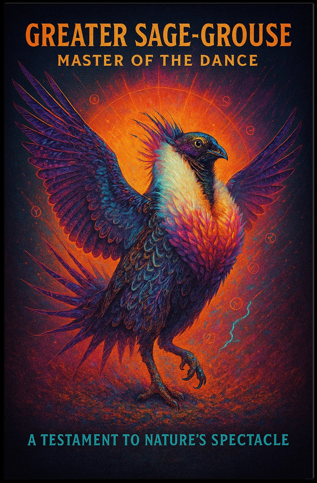 Greater Sage-Grouse Master of the Dance Poster