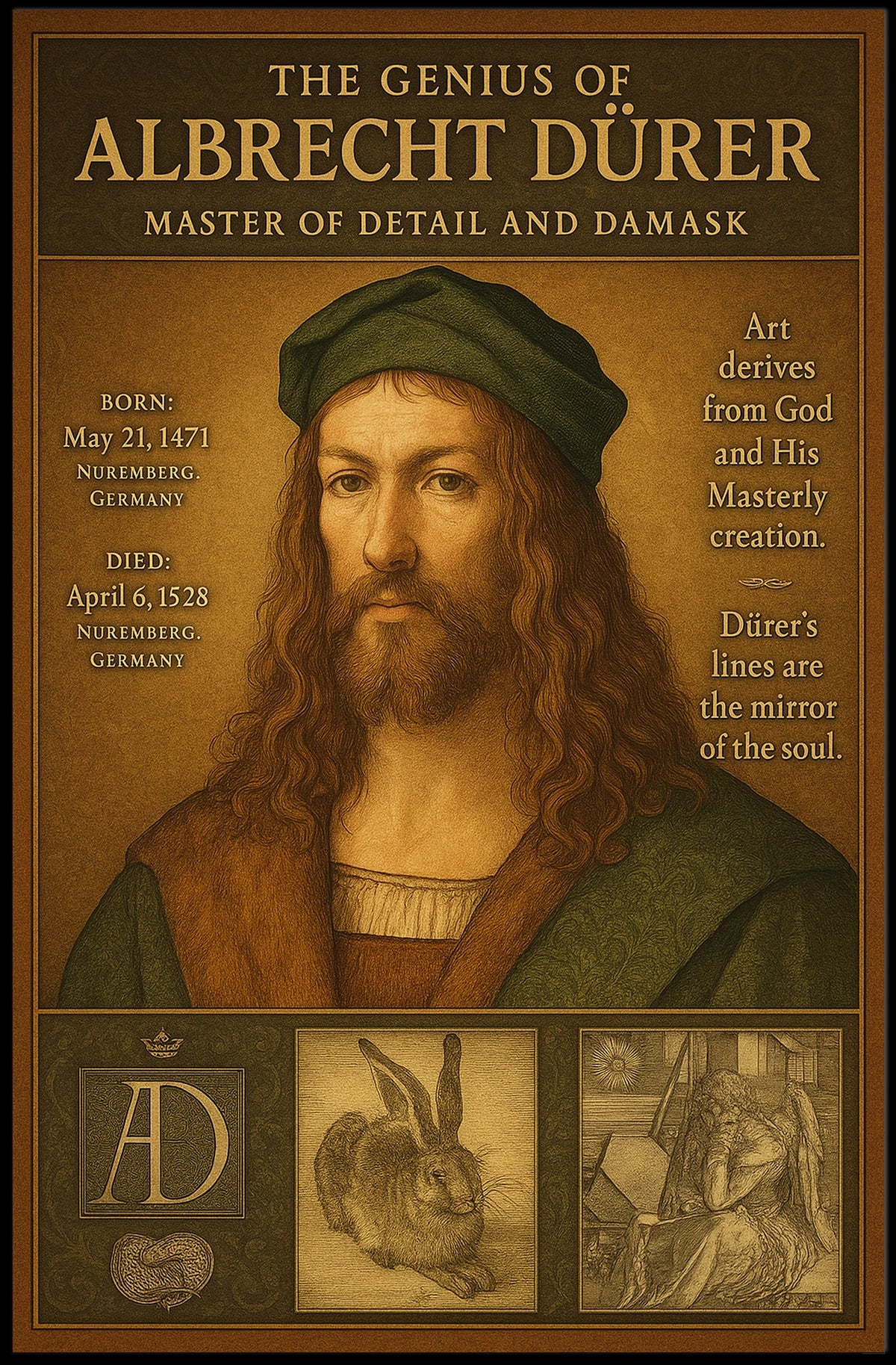 The Genius of Albrecht Dürer Poster