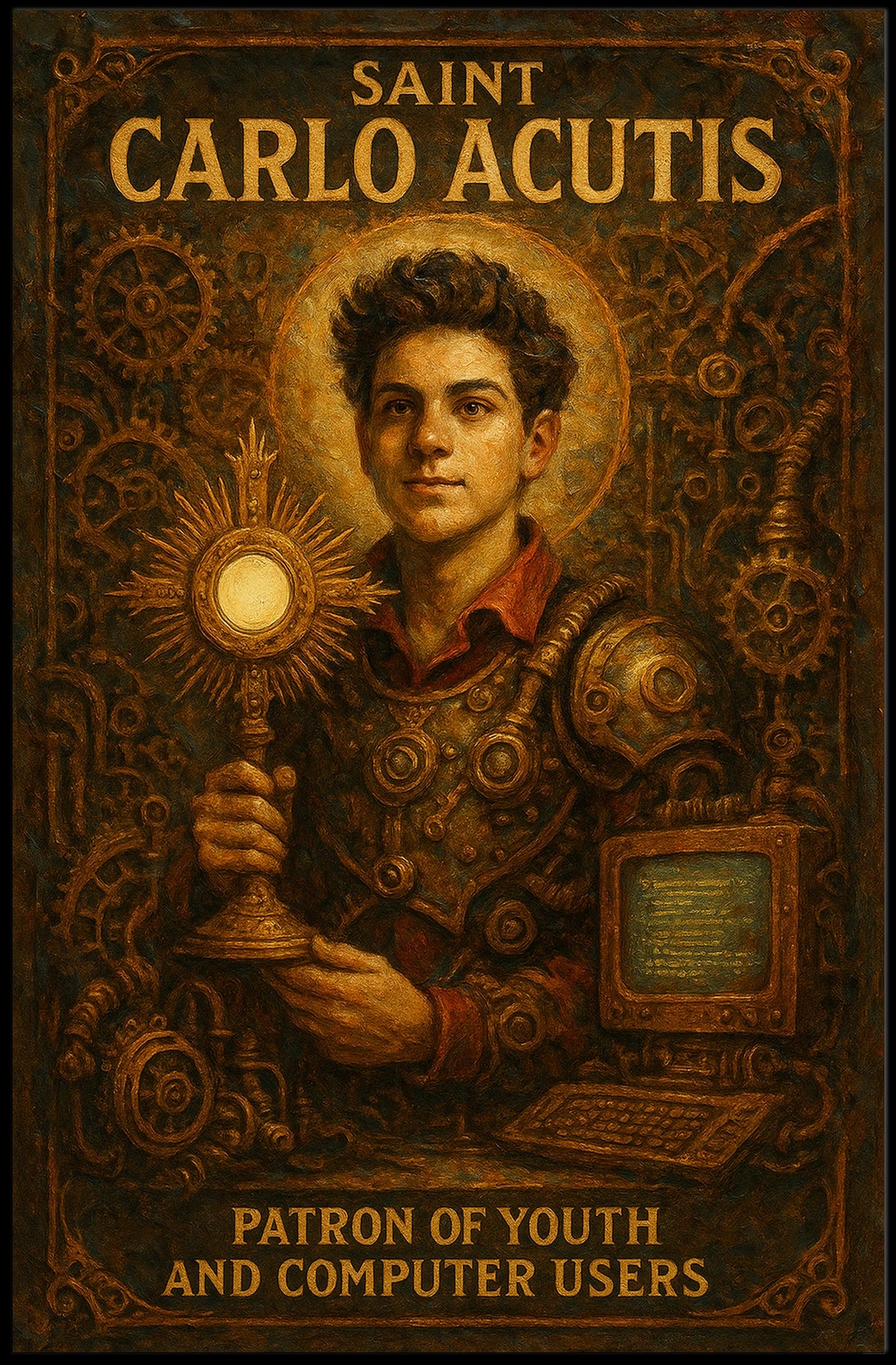 Saint Carlo Acutis Patron Of Youth And Poster