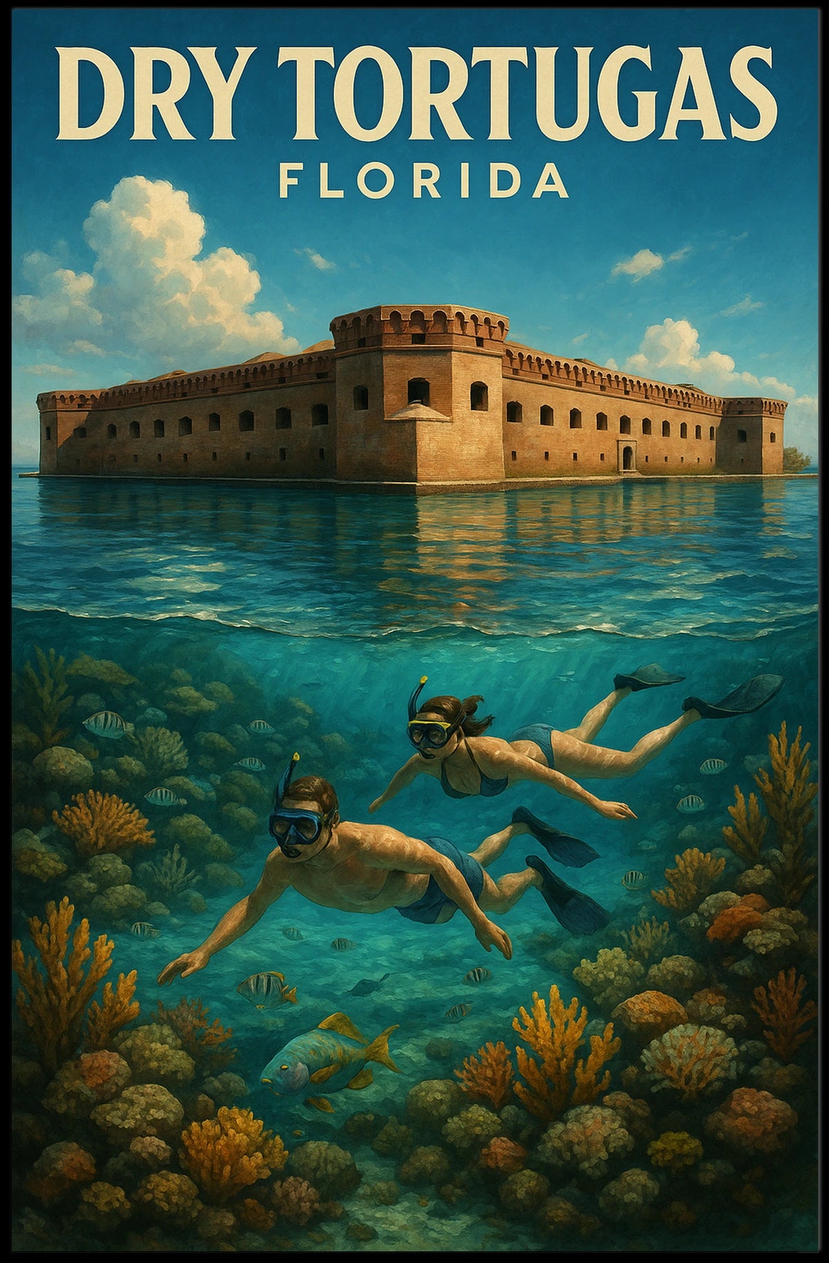 Dry Tortugas, Florida Poster