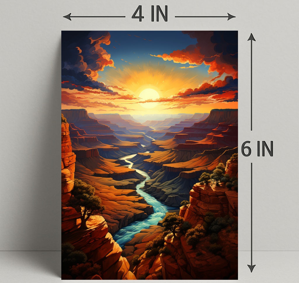 Grand Canyon Sunset Poster