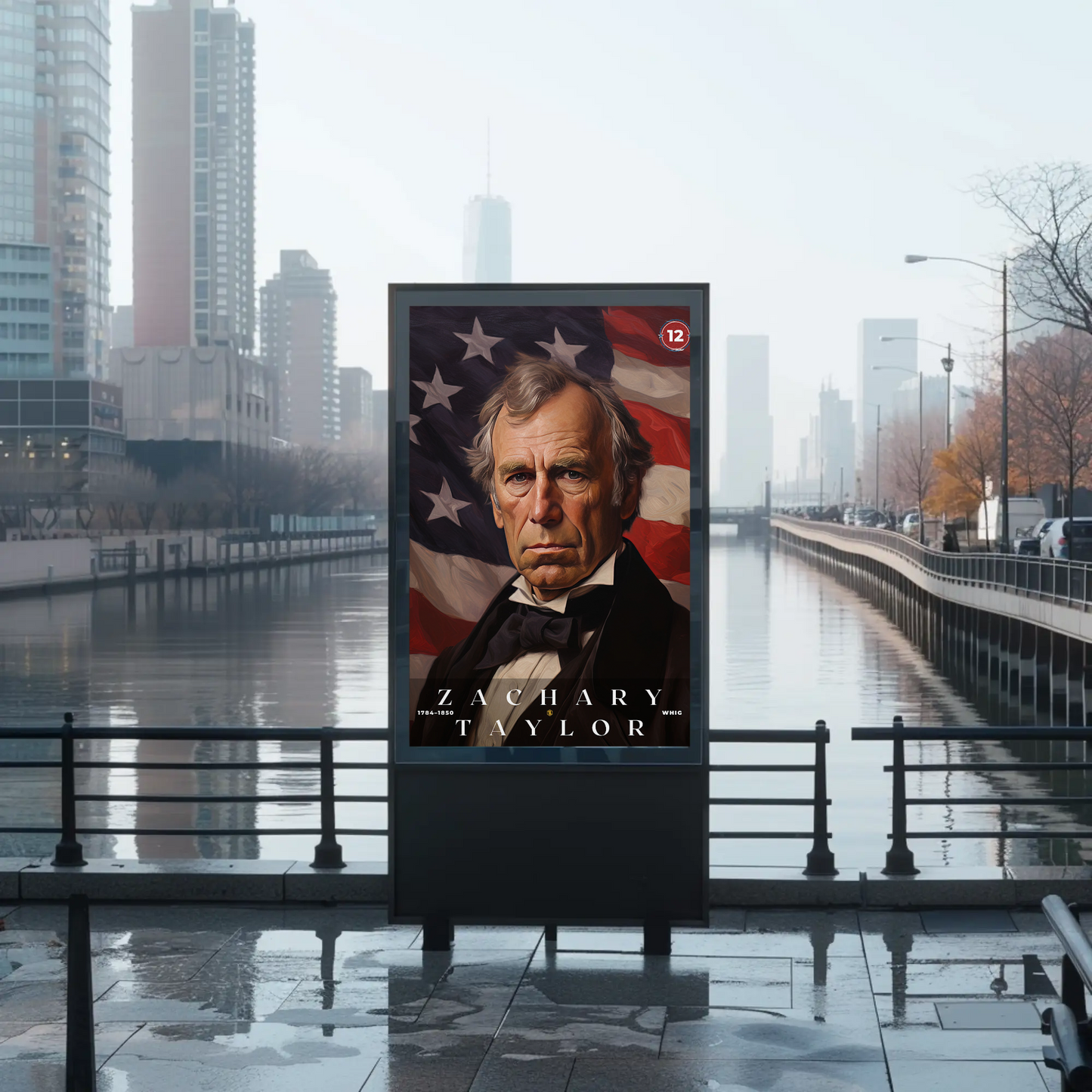 Zachary Taylor 12th President Of The United States Portrait