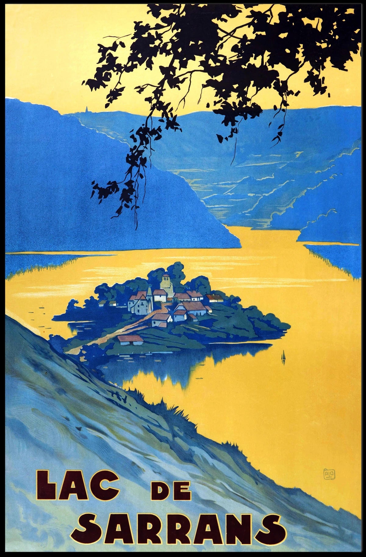 Lac De Sarrans Poster