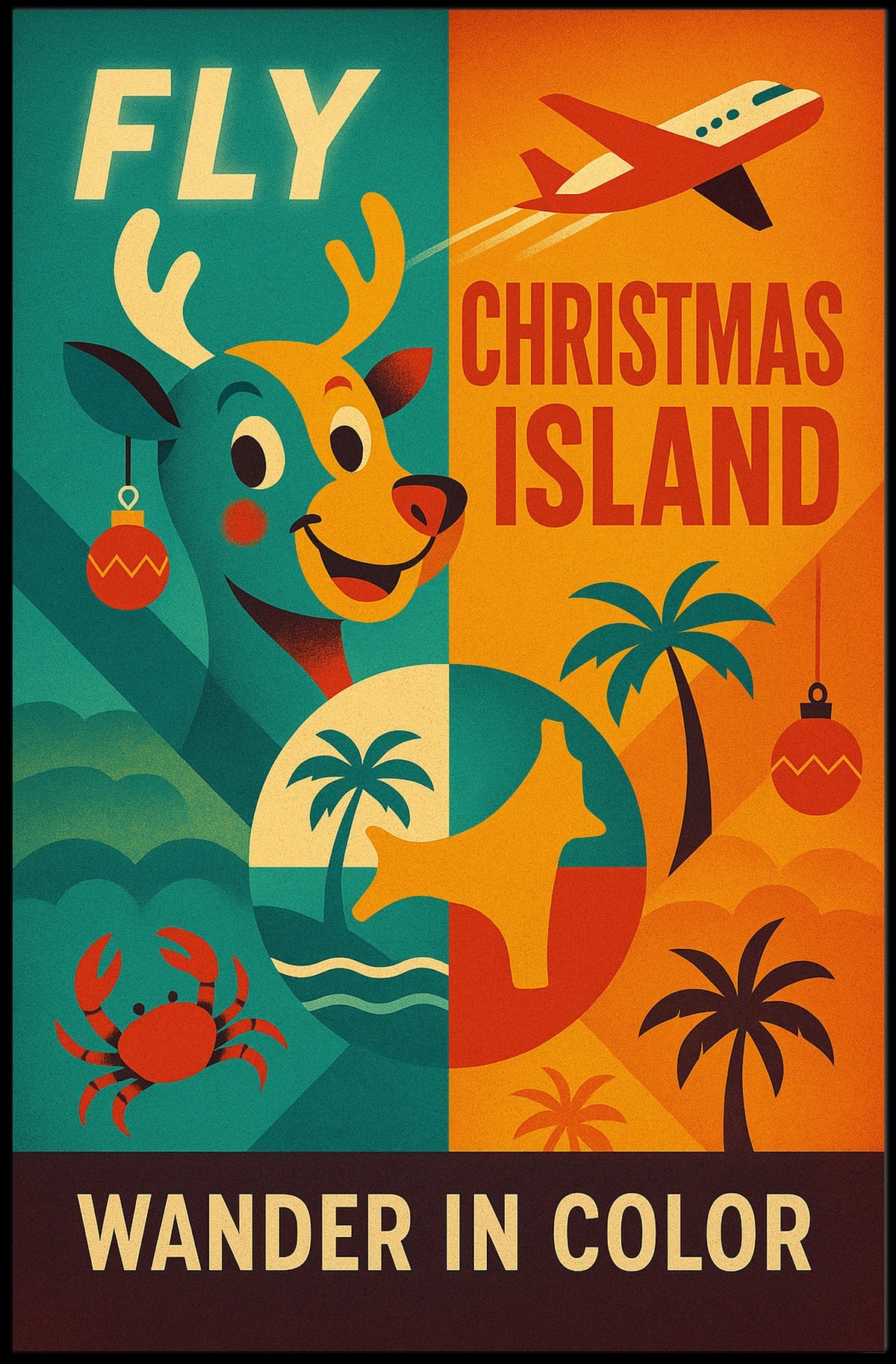 Fly to Christmas Island Poster