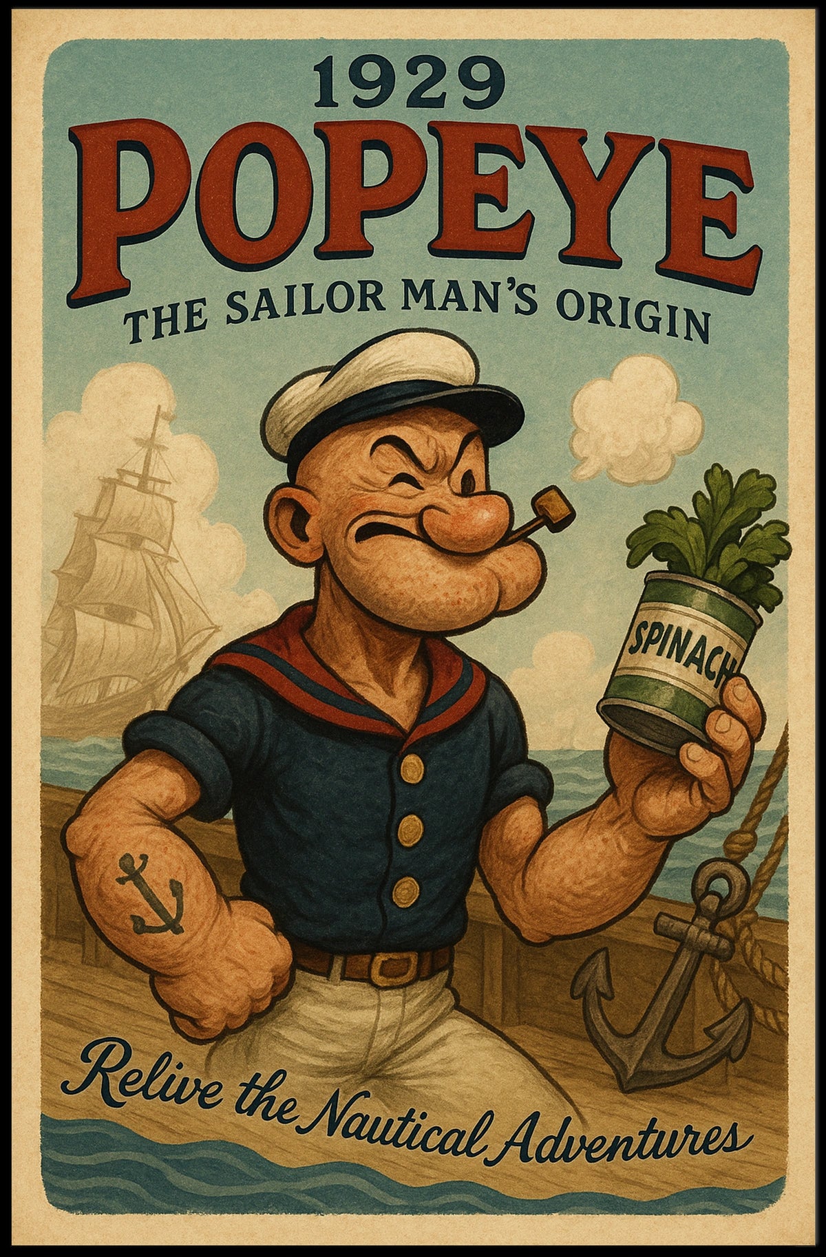 Popeye 1929 Art Poster POP-47