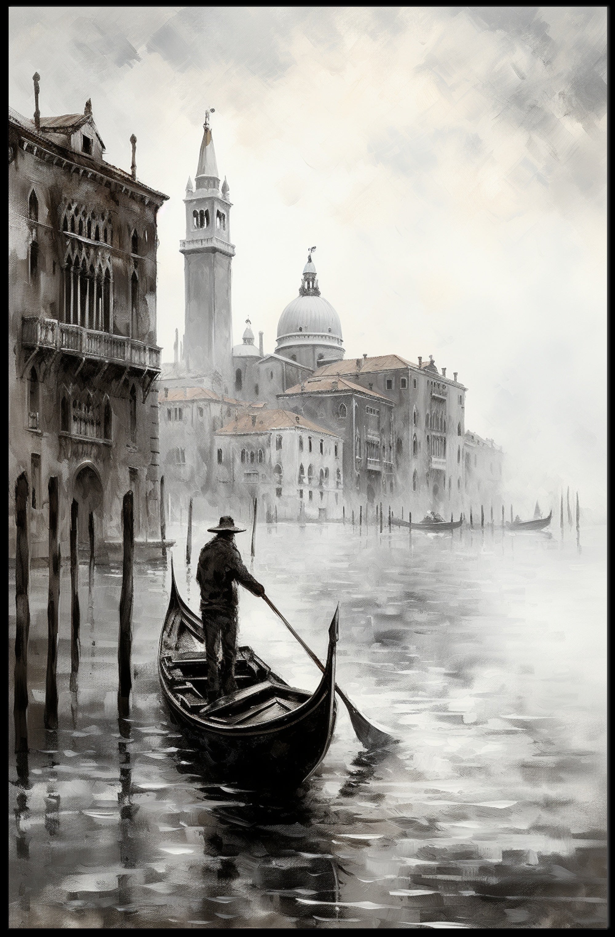 Venetian Gondola Journey Poster