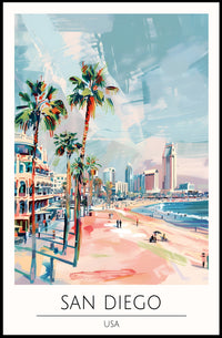 San Diego Scenic Poster PosterGoat