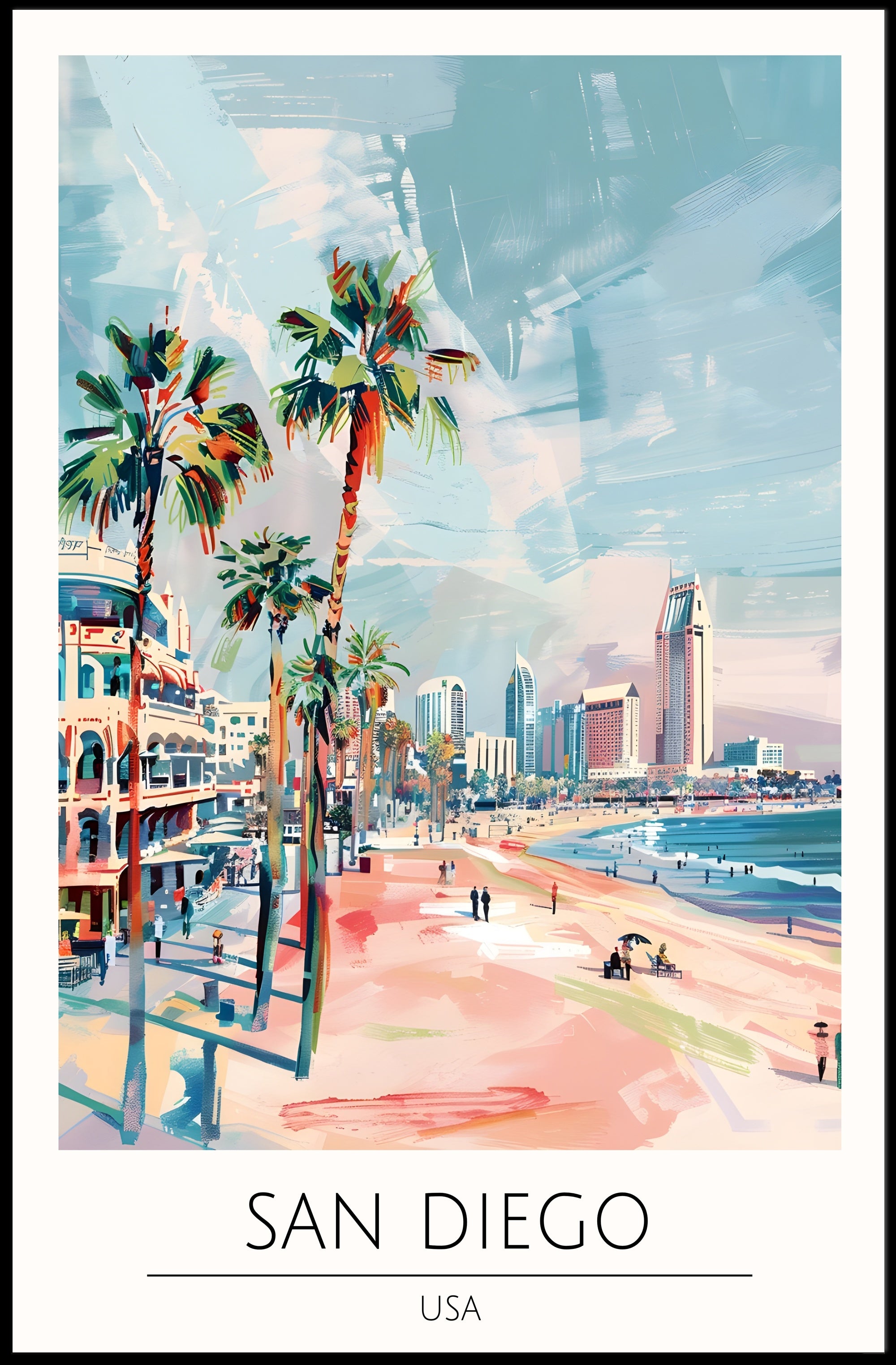 San Diego Scenic Poster PosterGoat