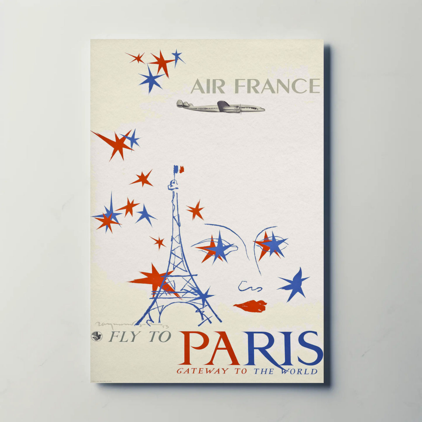 Fly to Paris Air France Gateway Poster