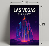 Las Vegas City of Lights Poster PosterGoat