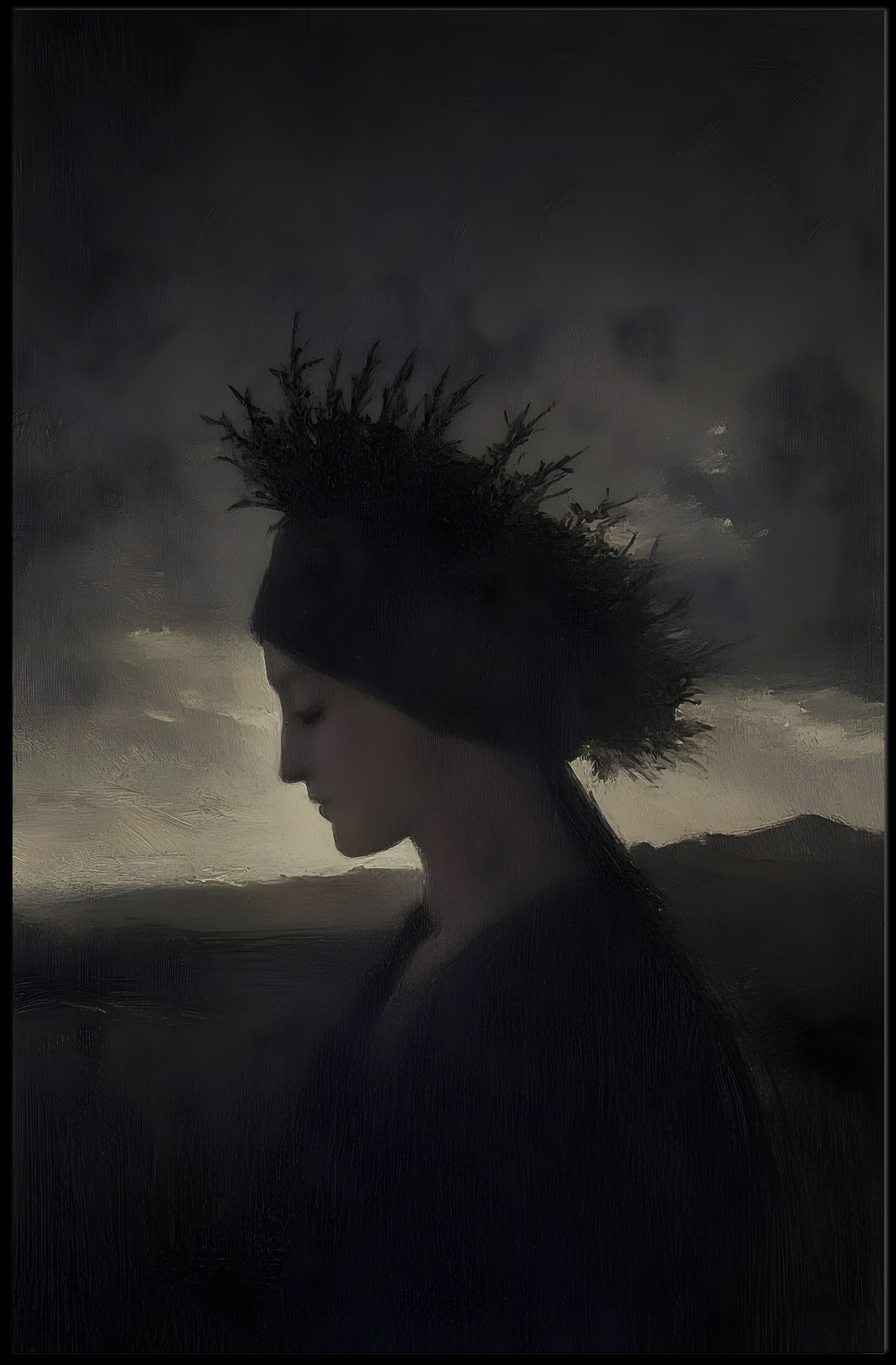 Mystical Dusk Portrait in Fantasy or Mythology Poster PosterGoat