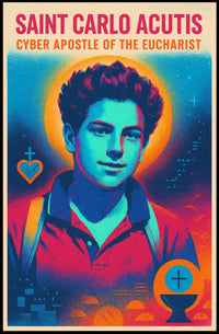 Saint Carlo Acutis Cyber Apostle Of Poster