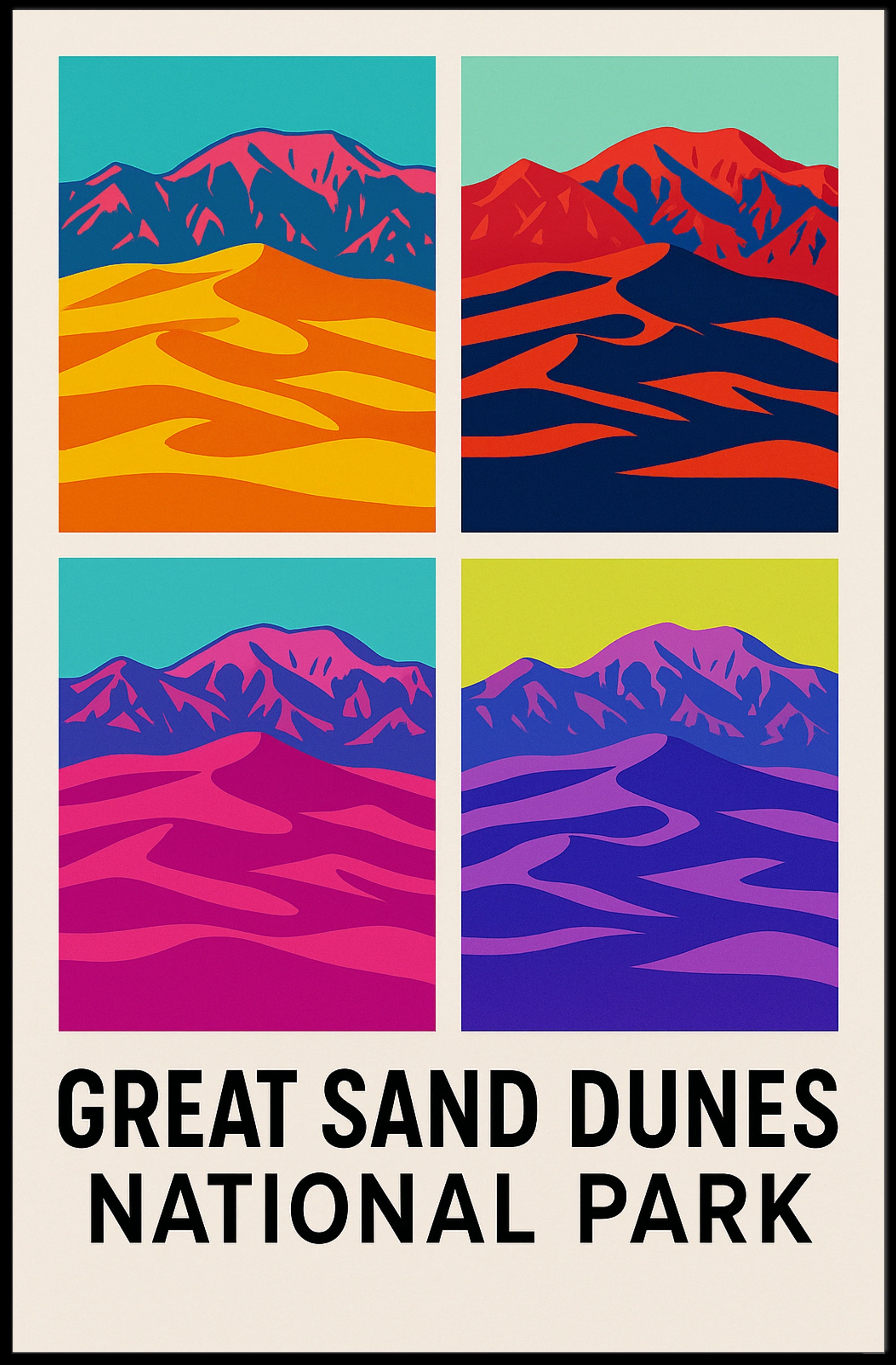 Great Sand Dunes National Park Poster PosterGoat