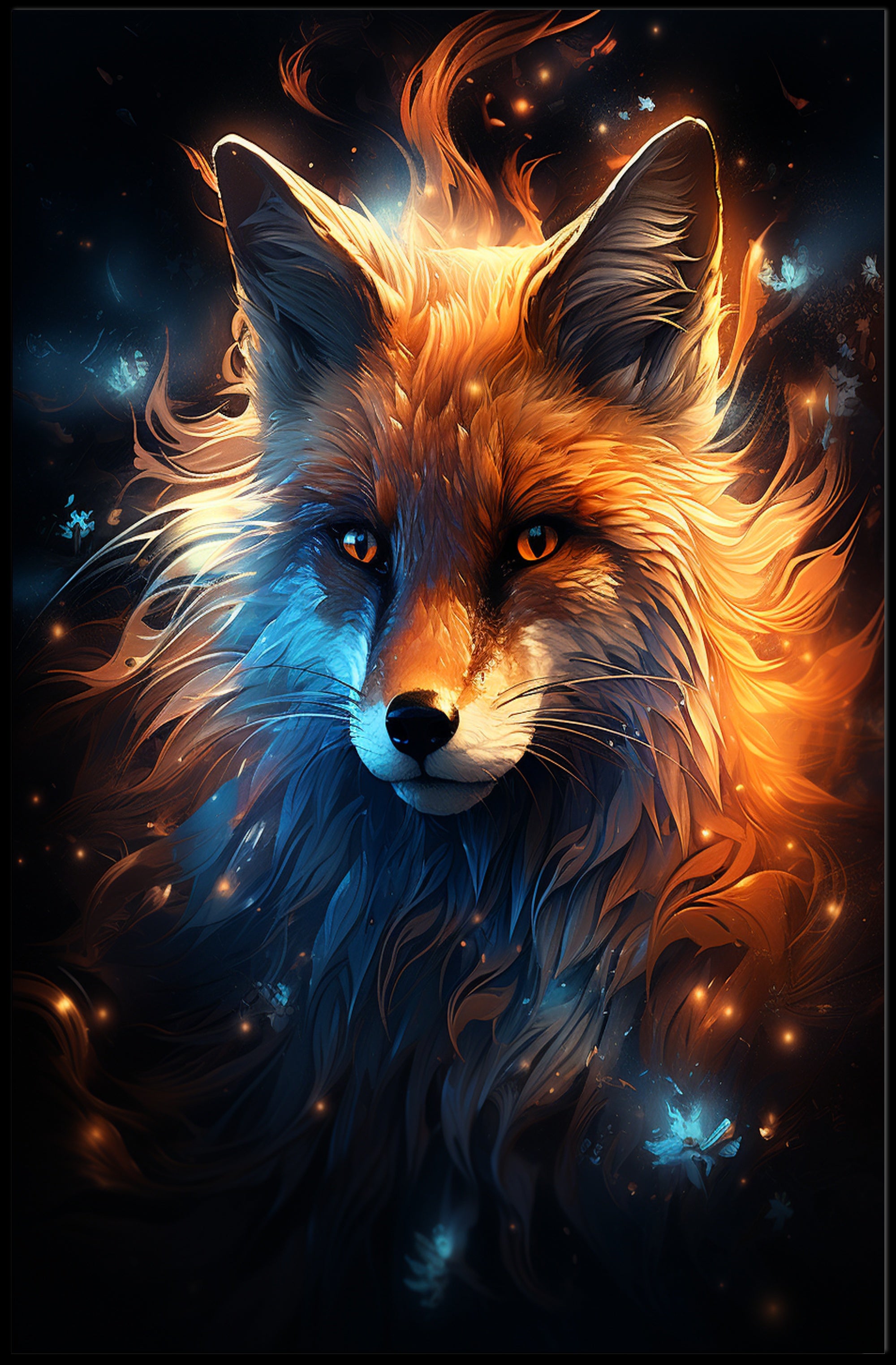Enchanted Fox Poster PosterGoat