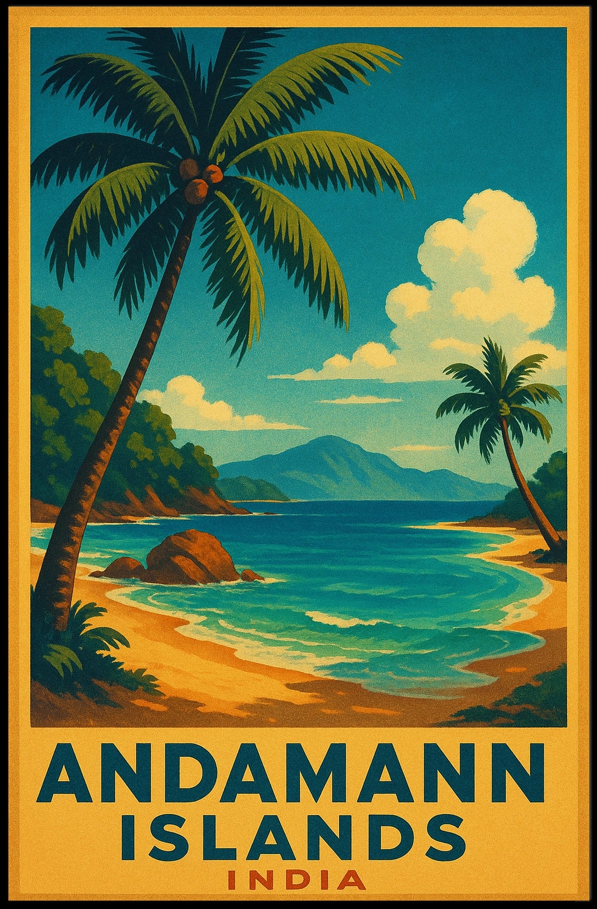 Andaman Islands India Poster