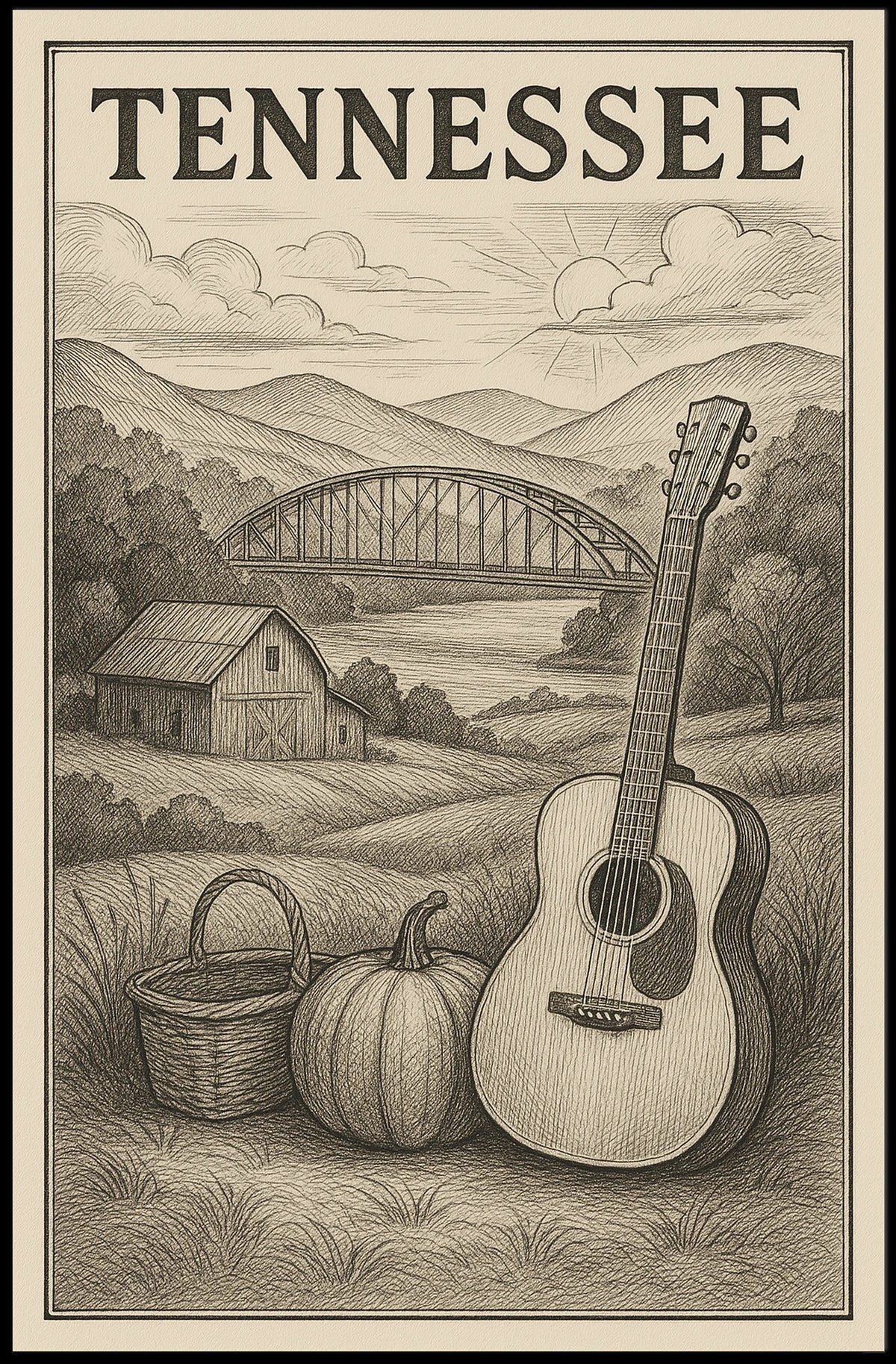 Tennessee Landscape Poster