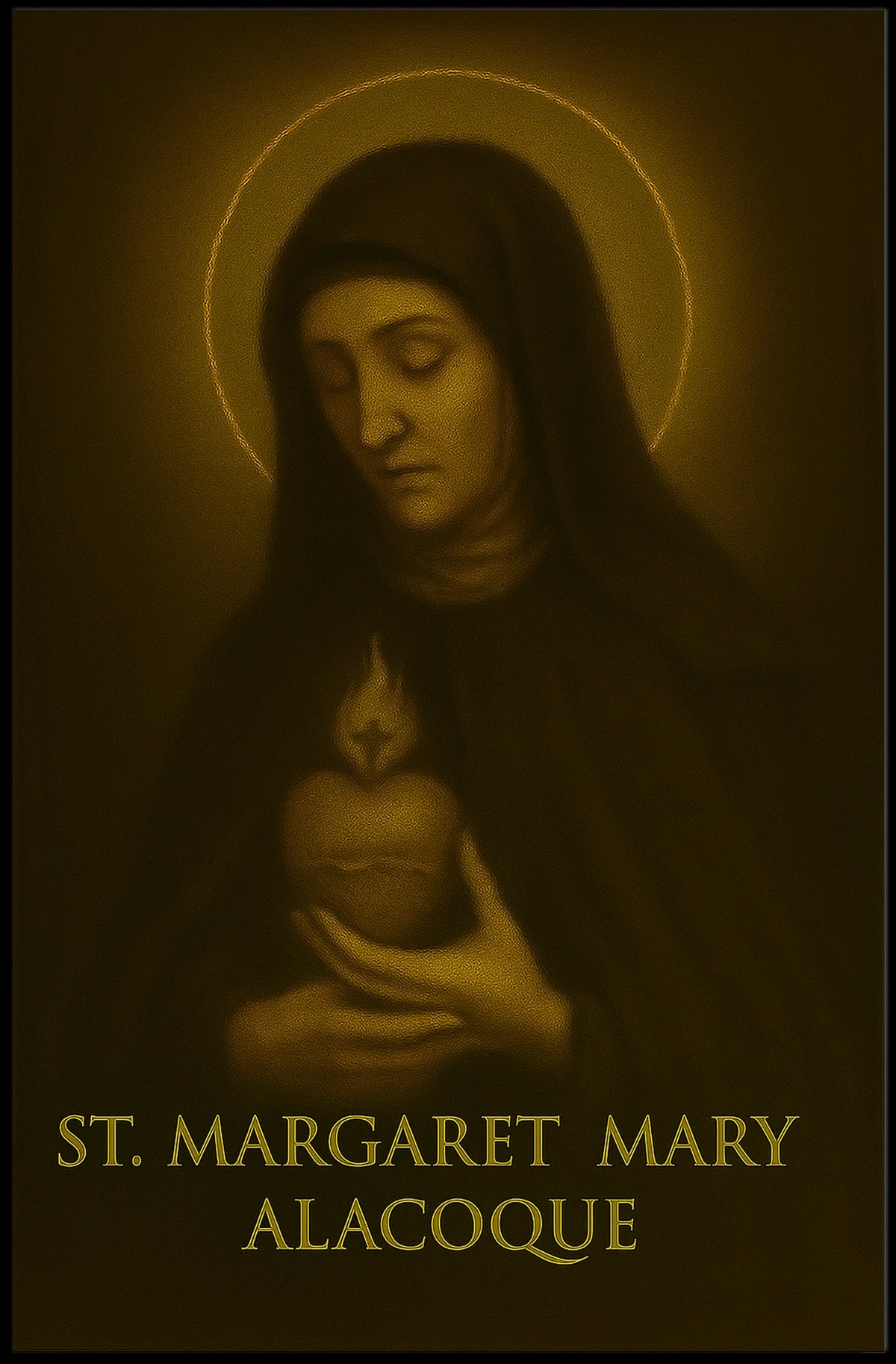 St. Margaret Mary Alacoque Poster