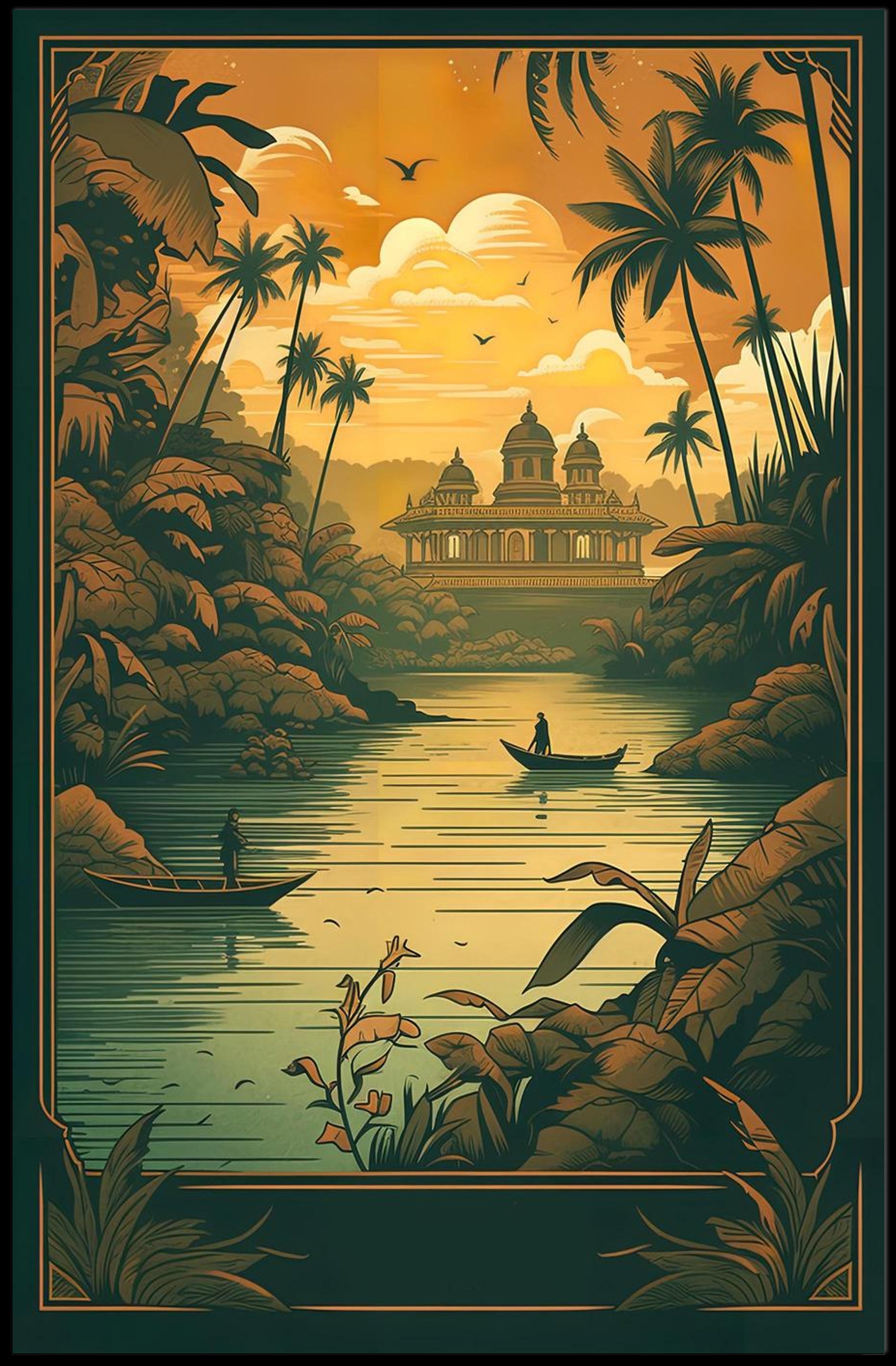 Tropical Serenity Poster