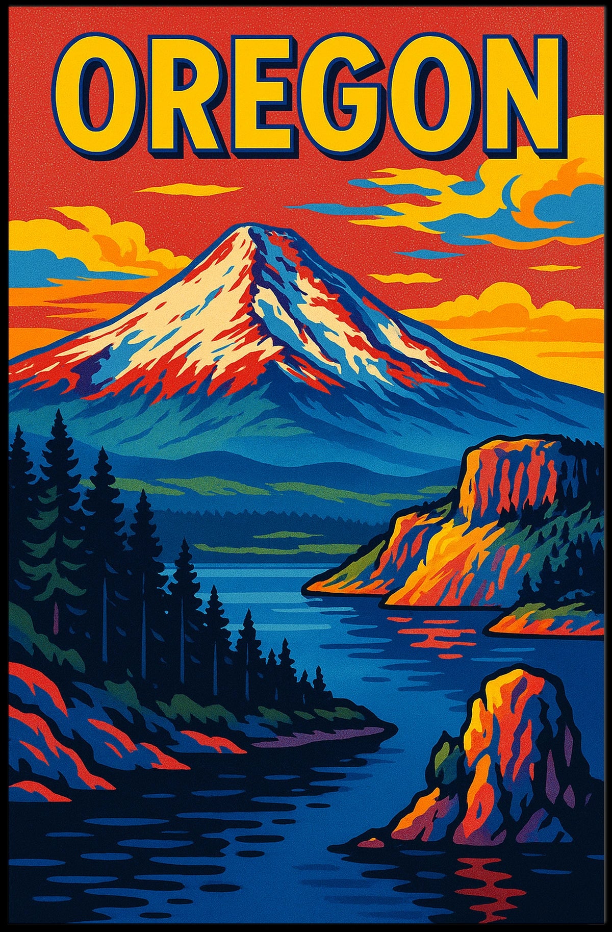 Oregon Adventure Poster