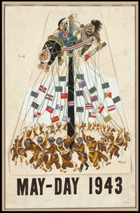 May-Day 1943 WWII Propaganda Poster