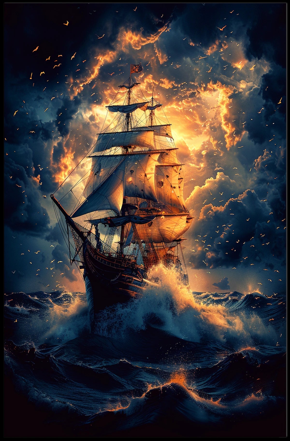 Voyage Through The Storm Poster