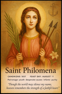 Saint Philomena Poster PosterGoat