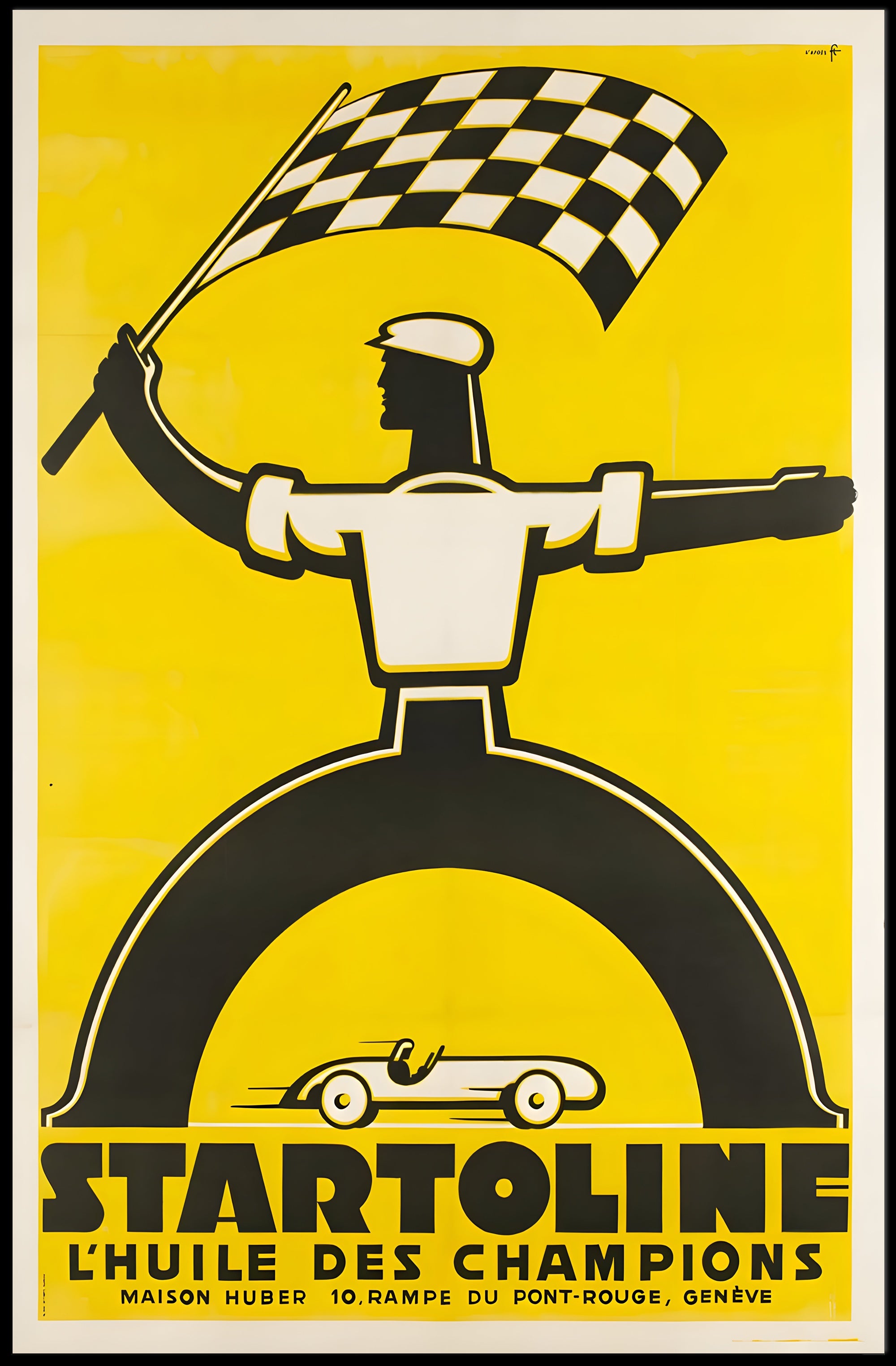 Startoline Racing Oil Poster