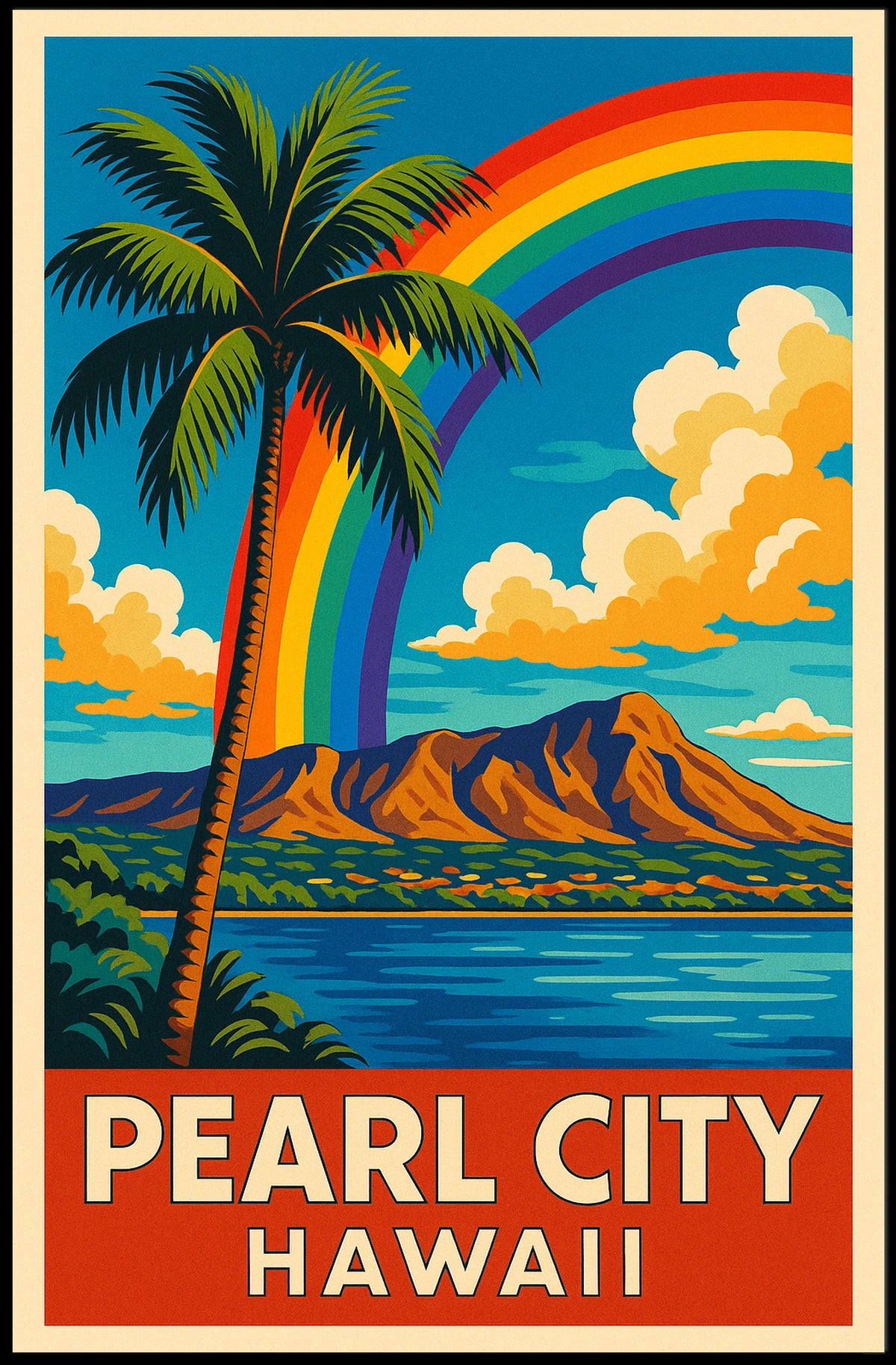 Pearl City, Hawaii Poster