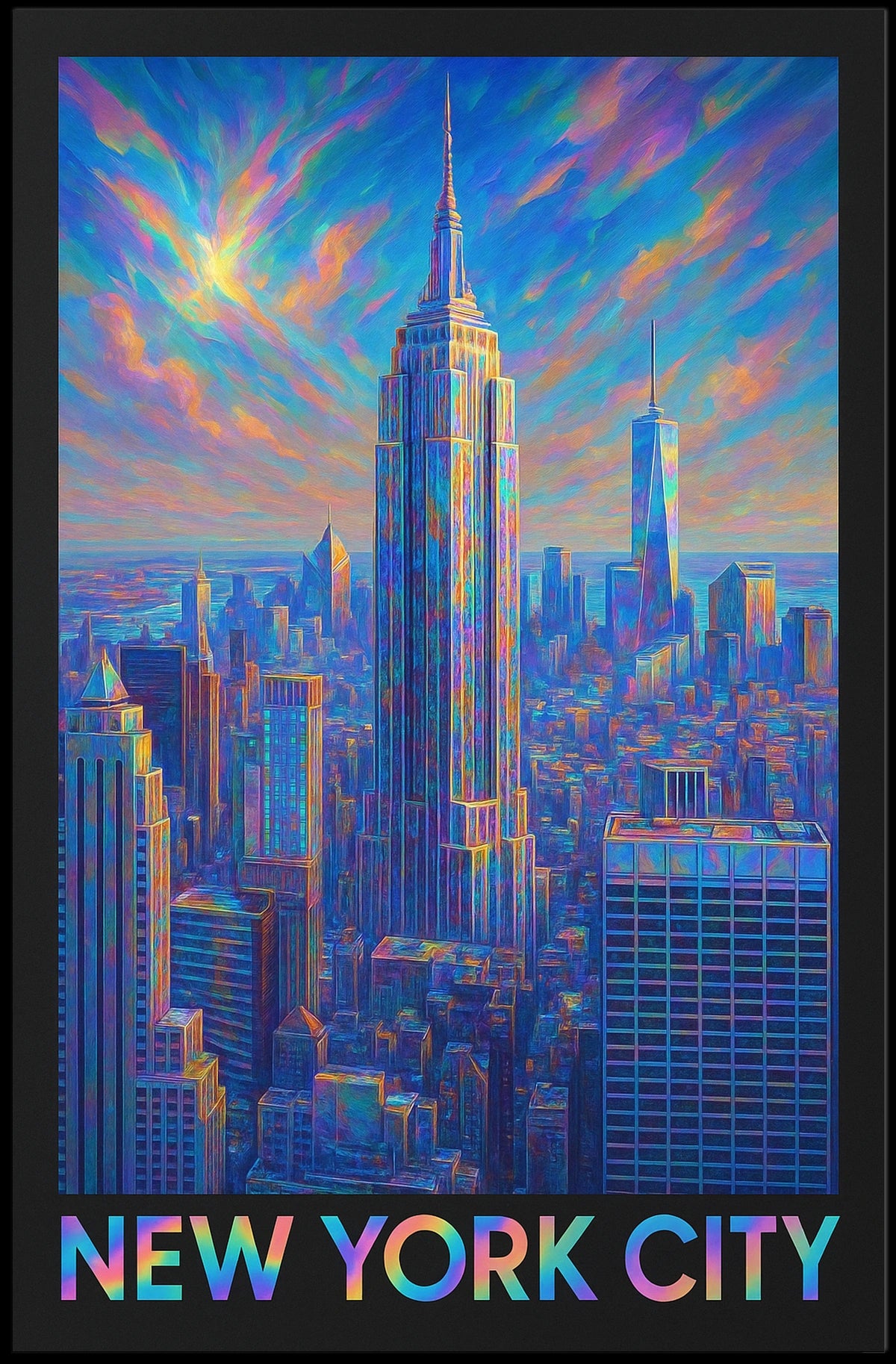 New York City Skyline Poster