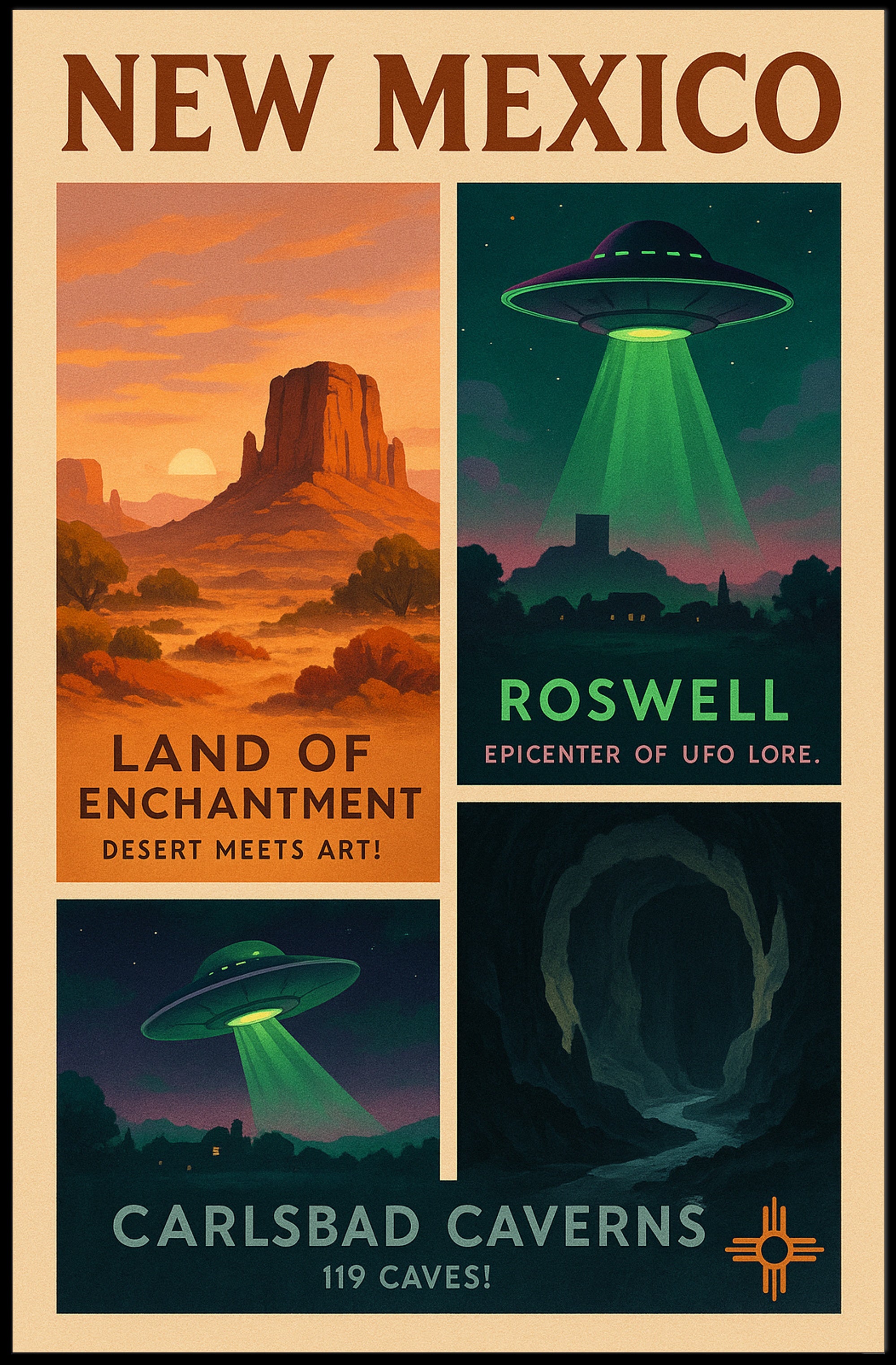 Discover New Mexico Poster