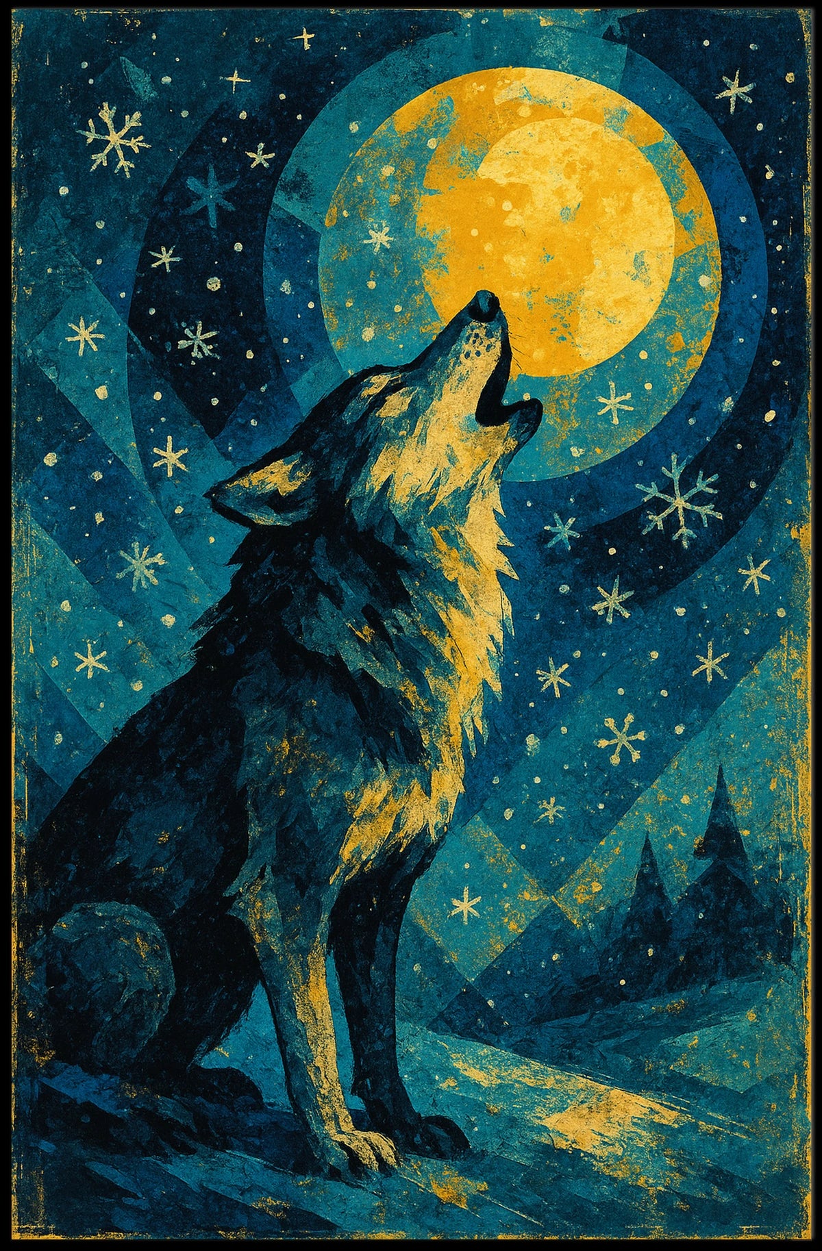 Howling at the Moon Poster