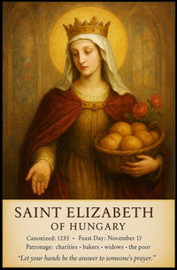 Saint Elizabeth of Hungary Poster PosterGoat