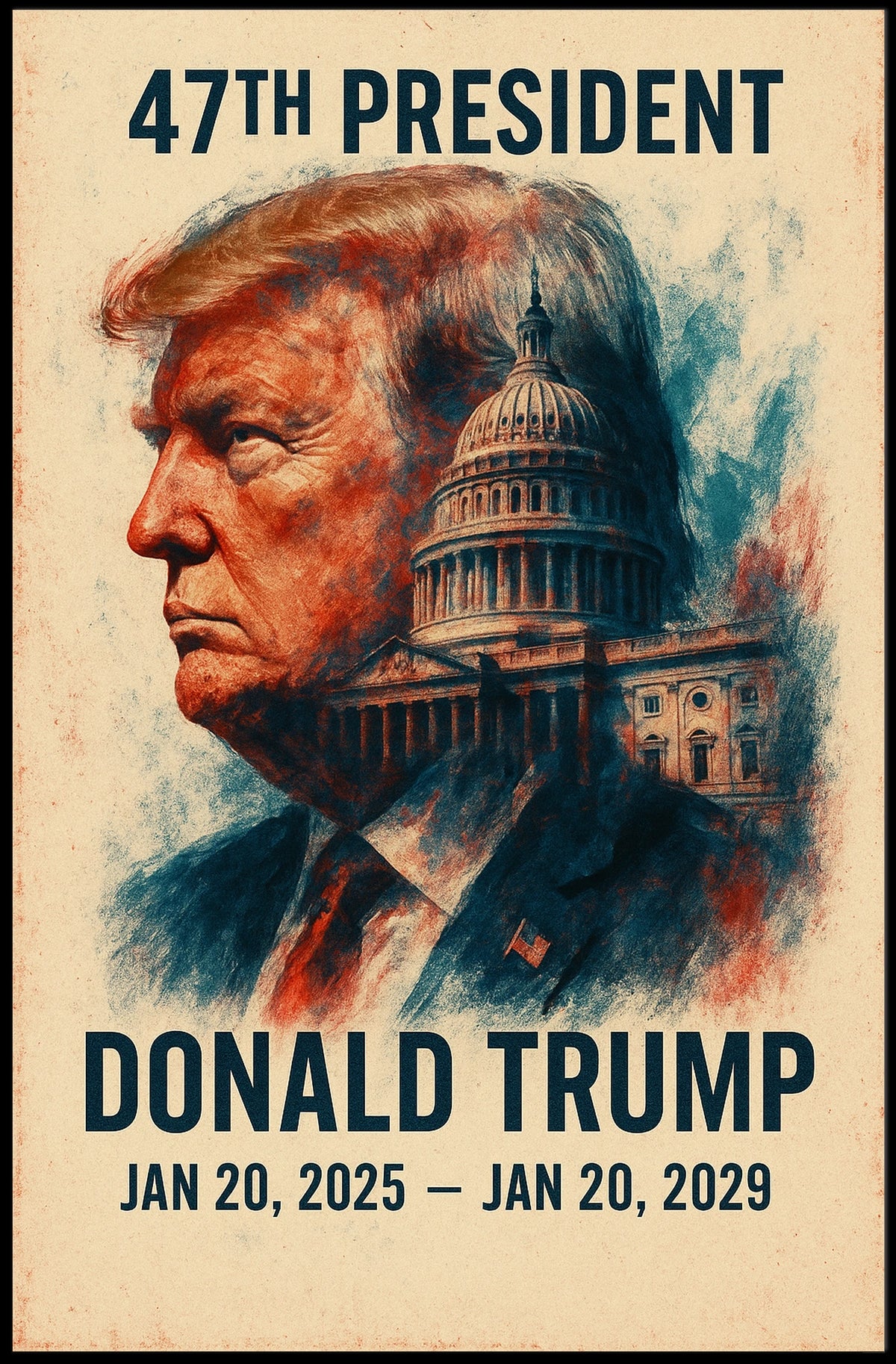 Trump Visionary Capitol Cinematic Poster