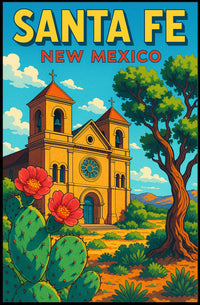 Santa Fe New Mexico Poster