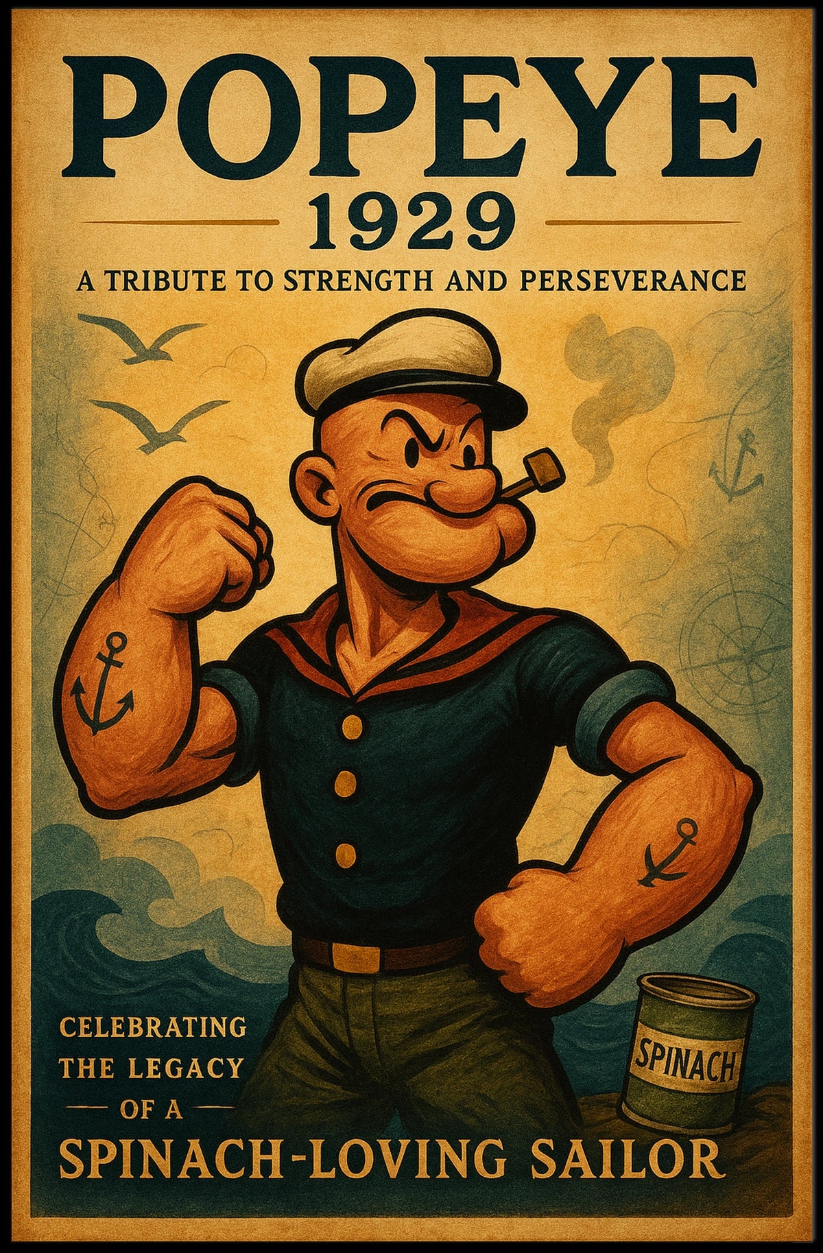Popeye 1929 Art Poster POP-143